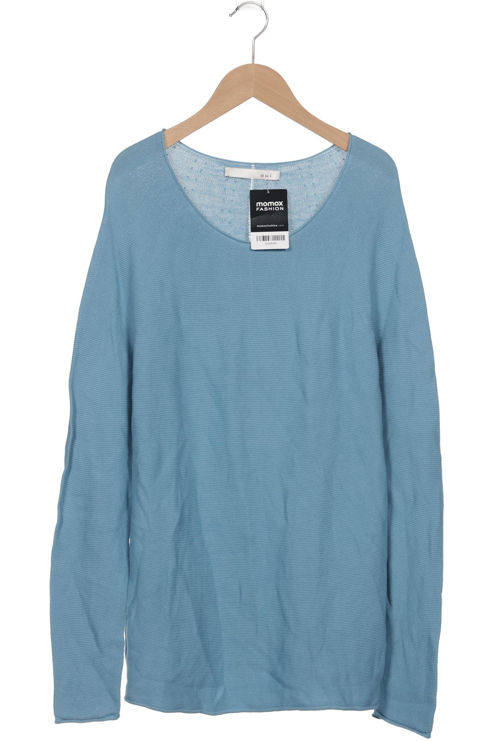 

Oui Damen Pullover, blau, Gr. 38
