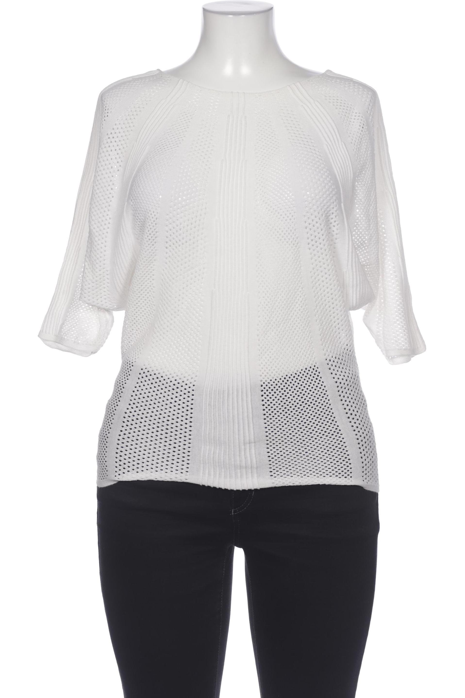 

Oui Damen Pullover, weiß, Gr. 46