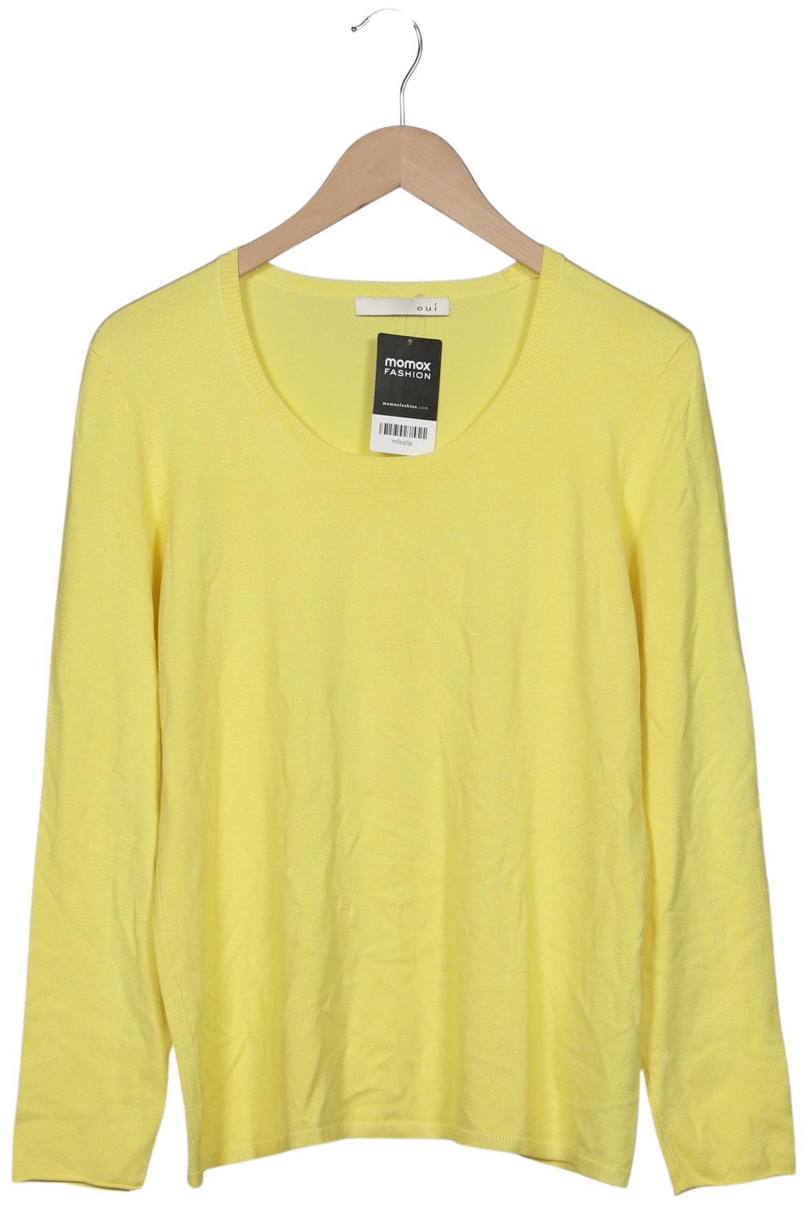 

Oui Damen Pullover, gelb, Gr. 44