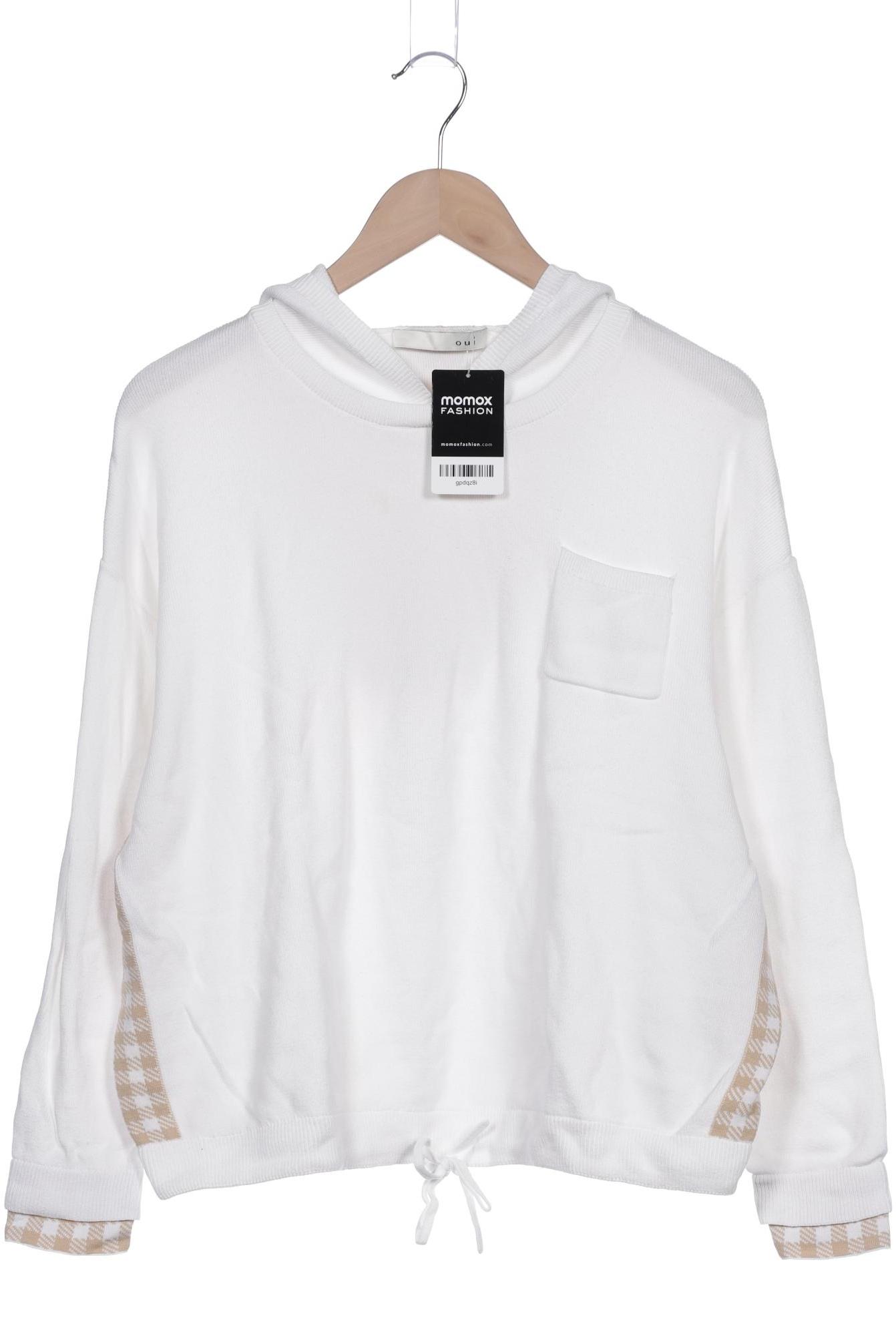 

Oui Damen Pullover, weiß, Gr. 42