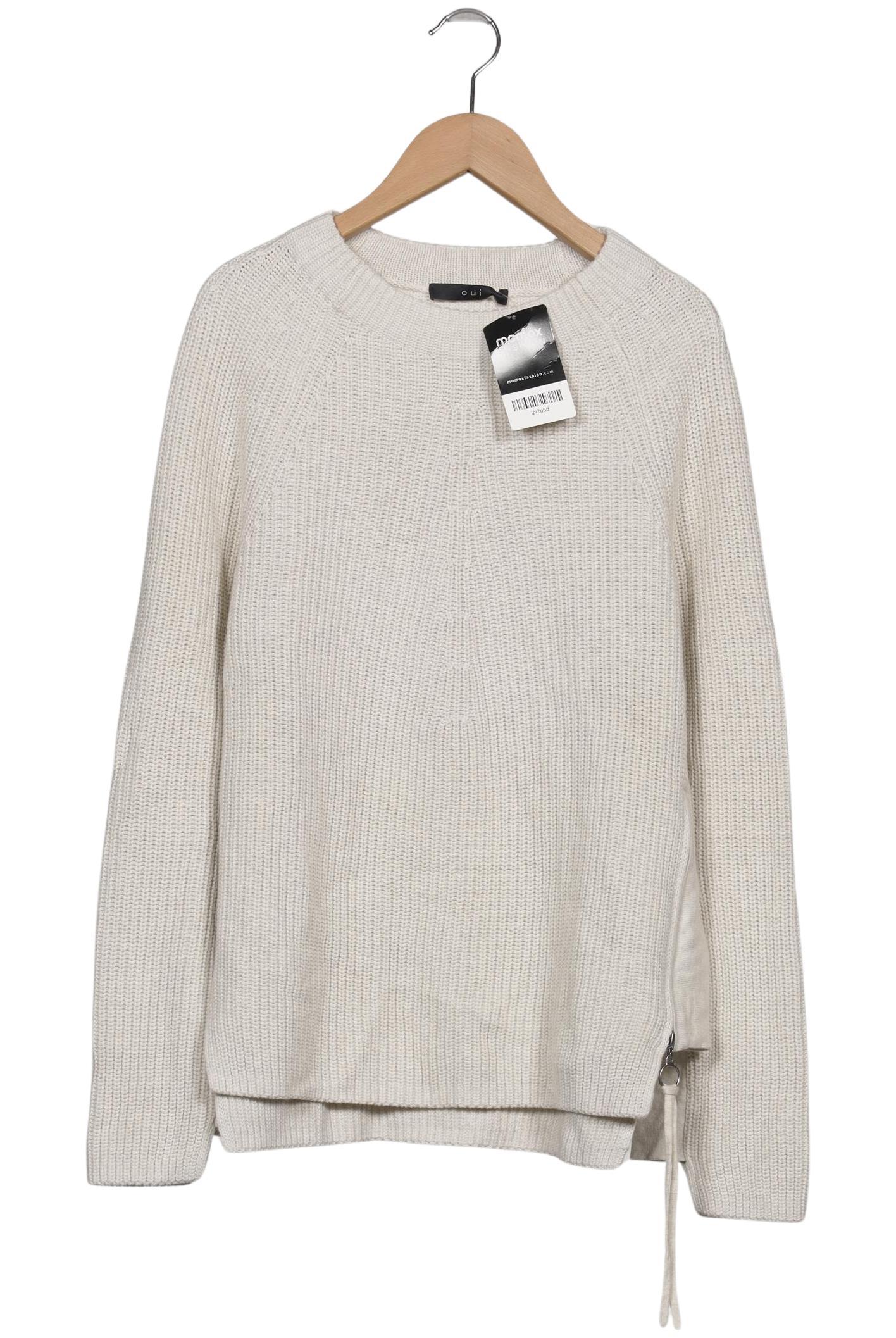 

Oui Damen Pullover, beige, Gr. 40