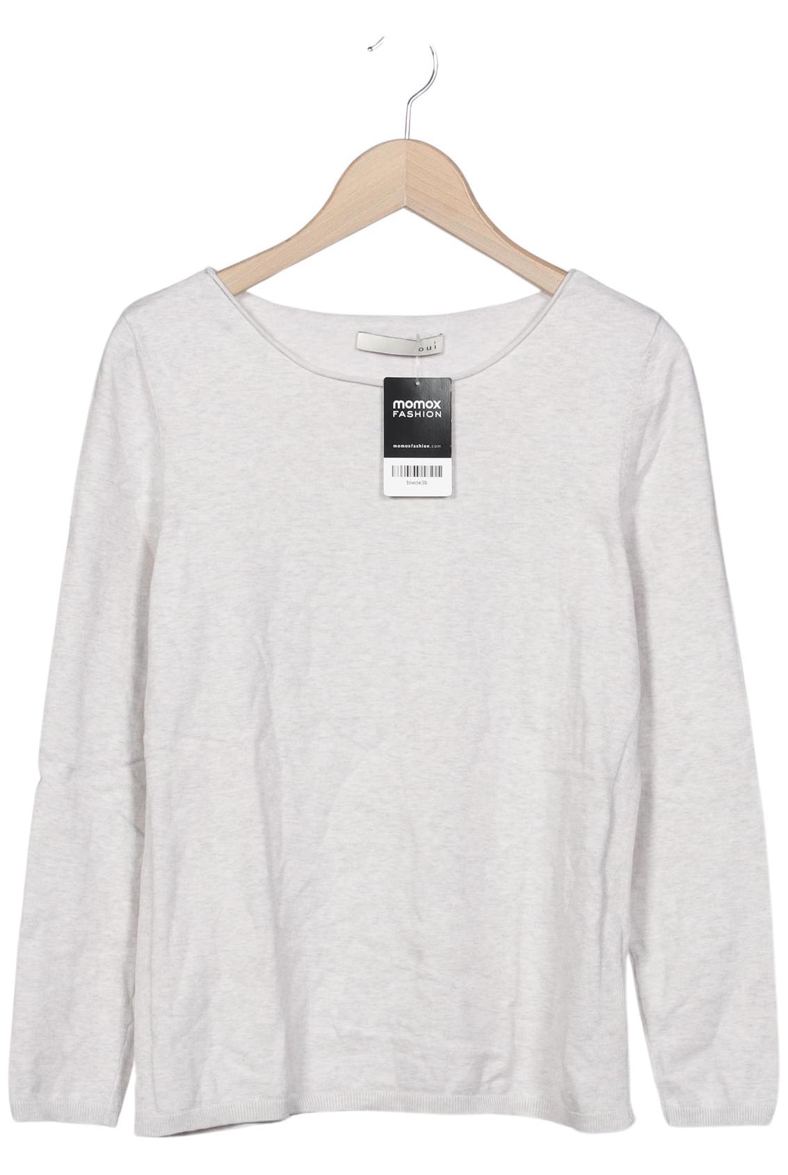 

Oui Damen Pullover, cremeweiß, Gr. 40