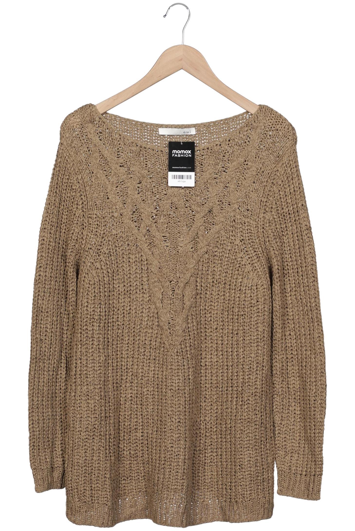 

Oui Damen Pullover, beige, Gr. 44
