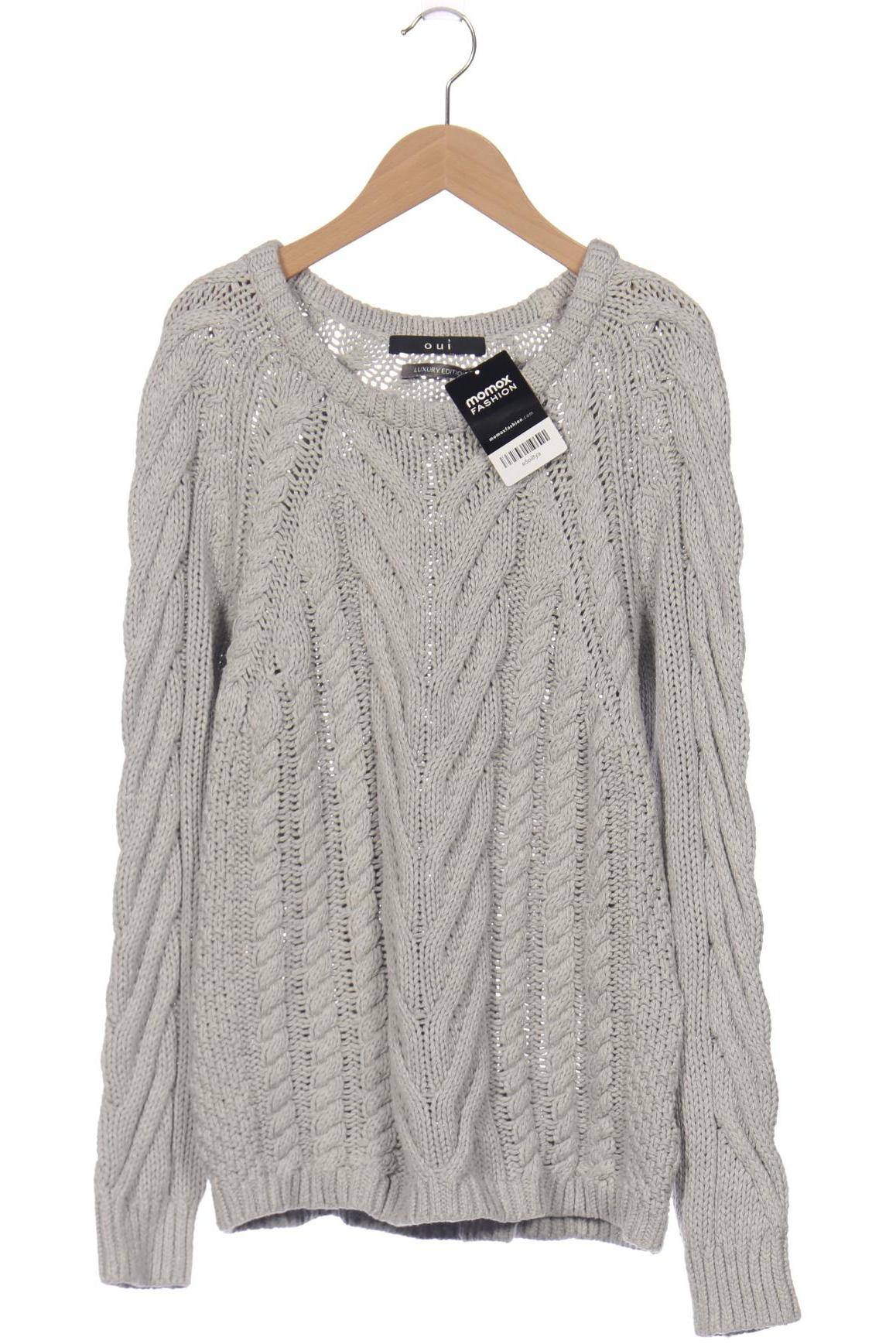 

Oui Damen Pullover, grau, Gr. 42