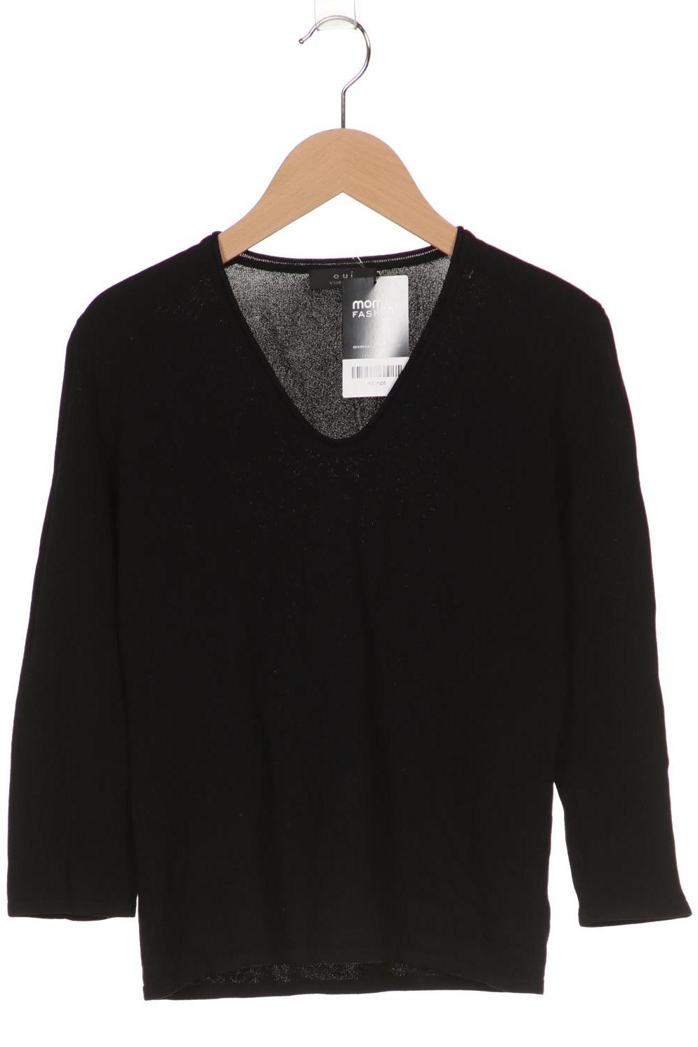 

Oui Damen Pullover, schwarz