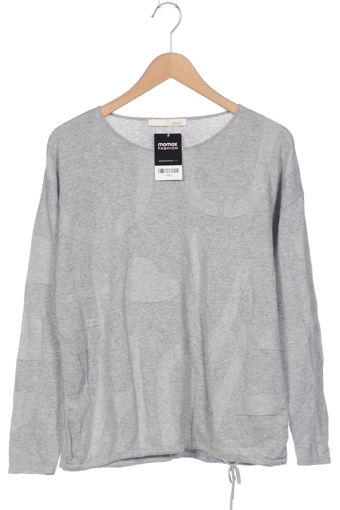 

Oui Damen Pullover, grau, Gr. 42