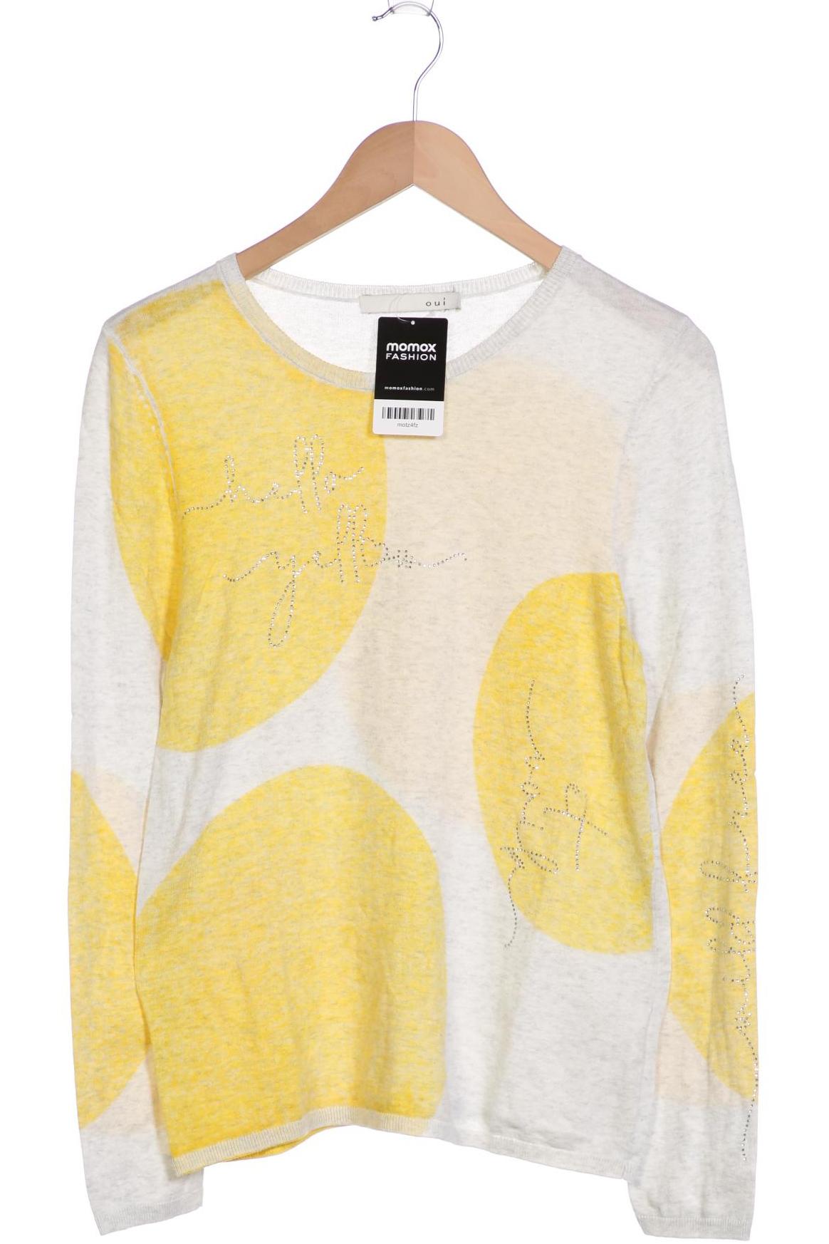 

Oui Damen Pullover, weiß