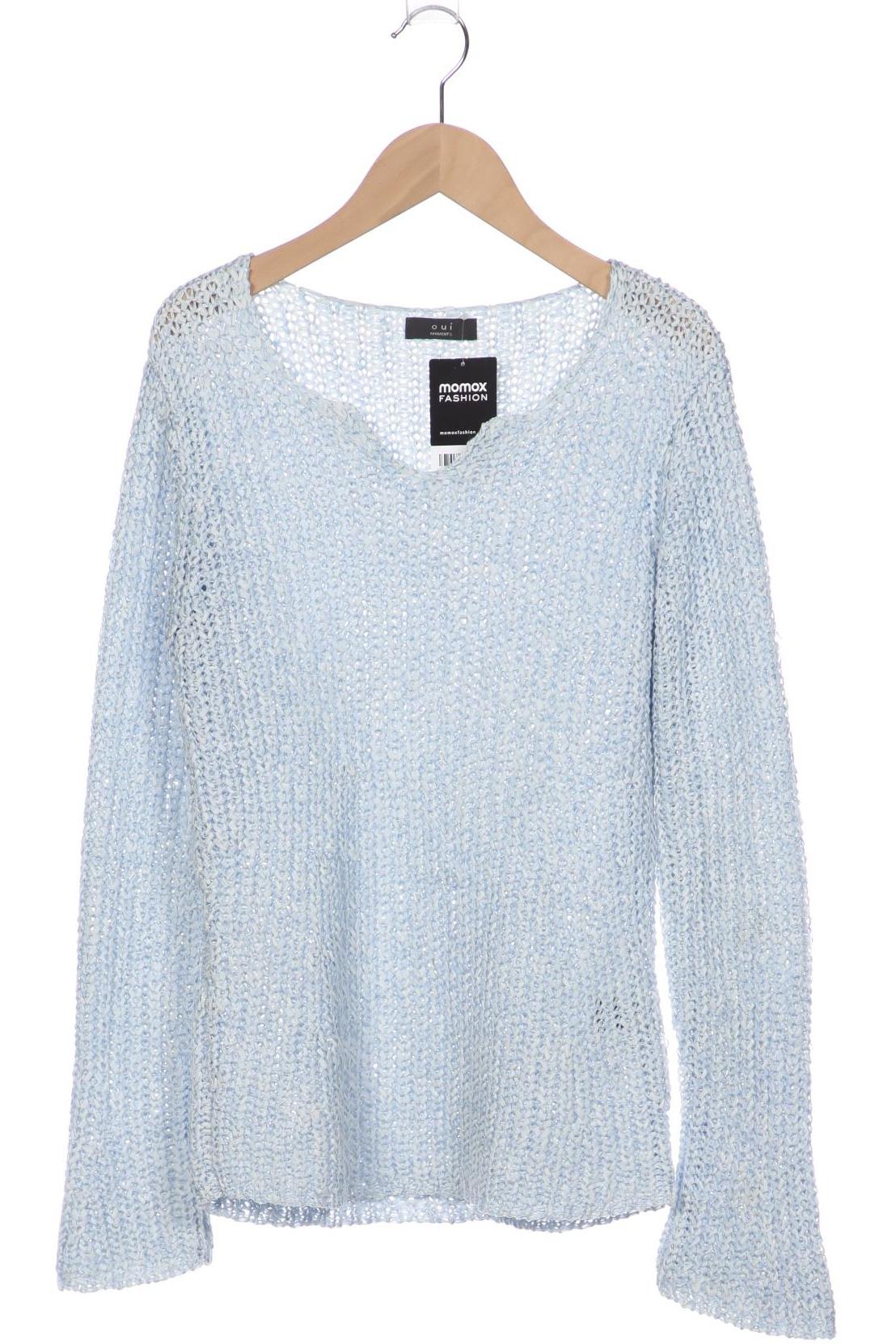 

Oui Damen Pullover, hellblau