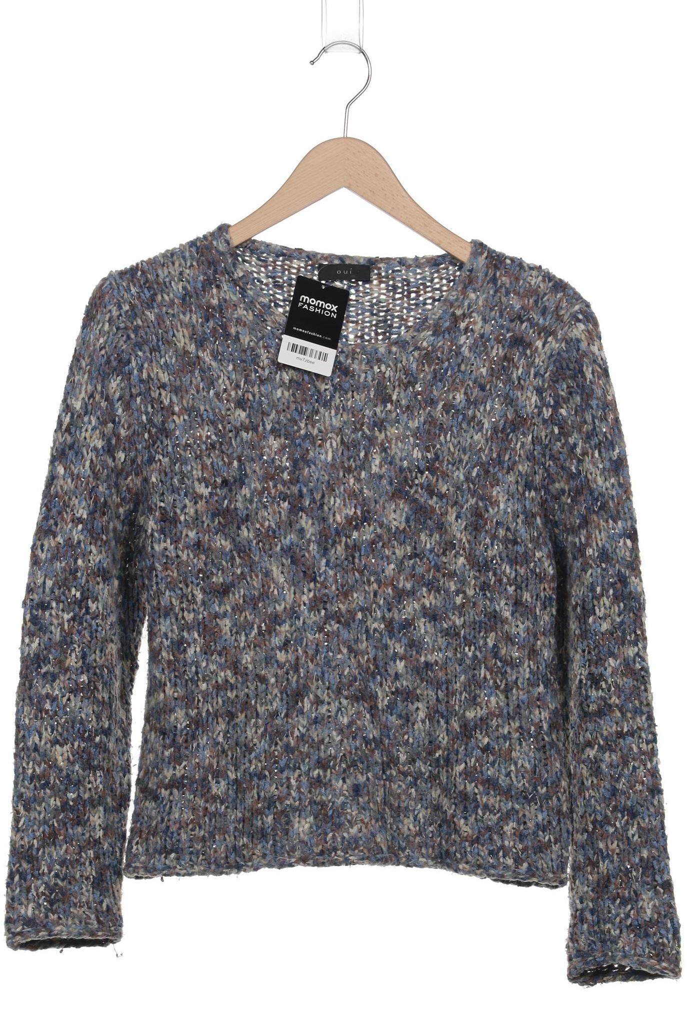 

Oui Damen Pullover, blau, Gr. 42