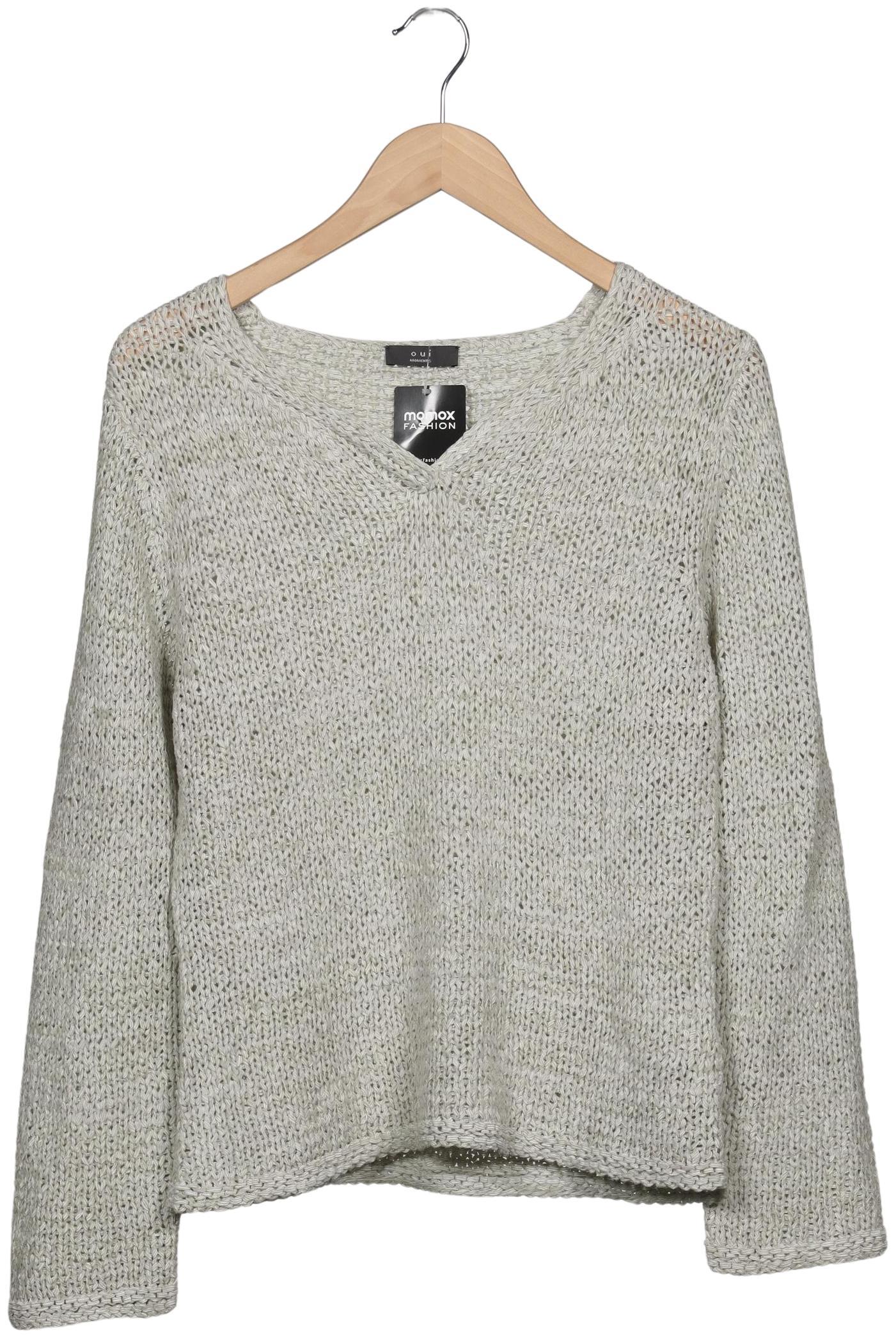 

Oui Damen Pullover, grau, Gr. 42