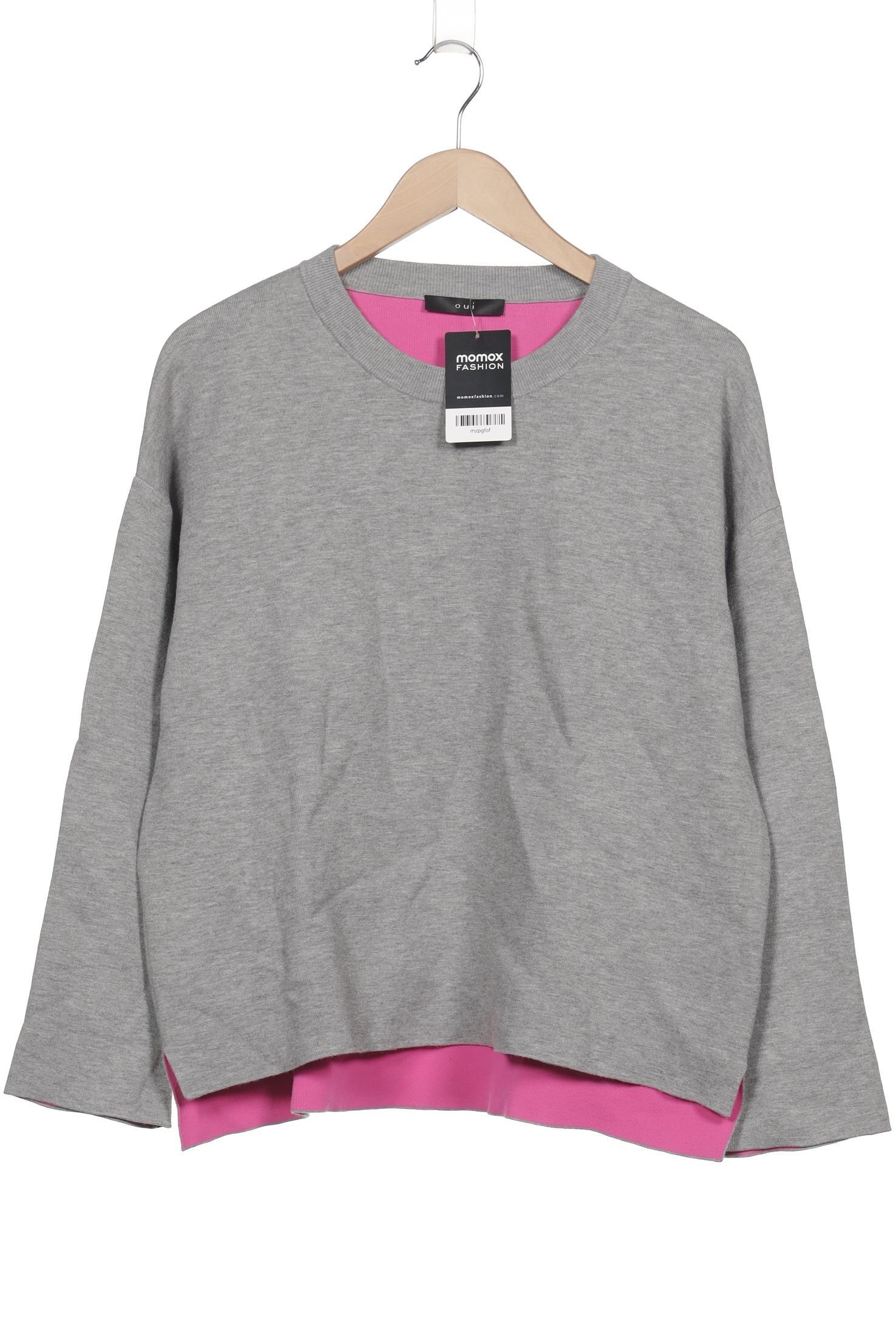

Oui Damen Pullover, grau, Gr. 42