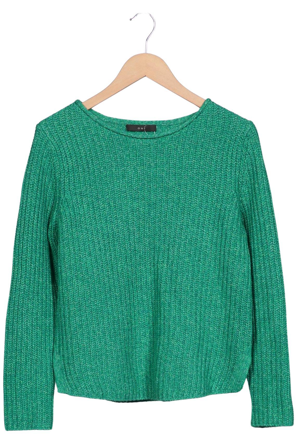 

Oui Damen Pullover, grün, Gr. 40