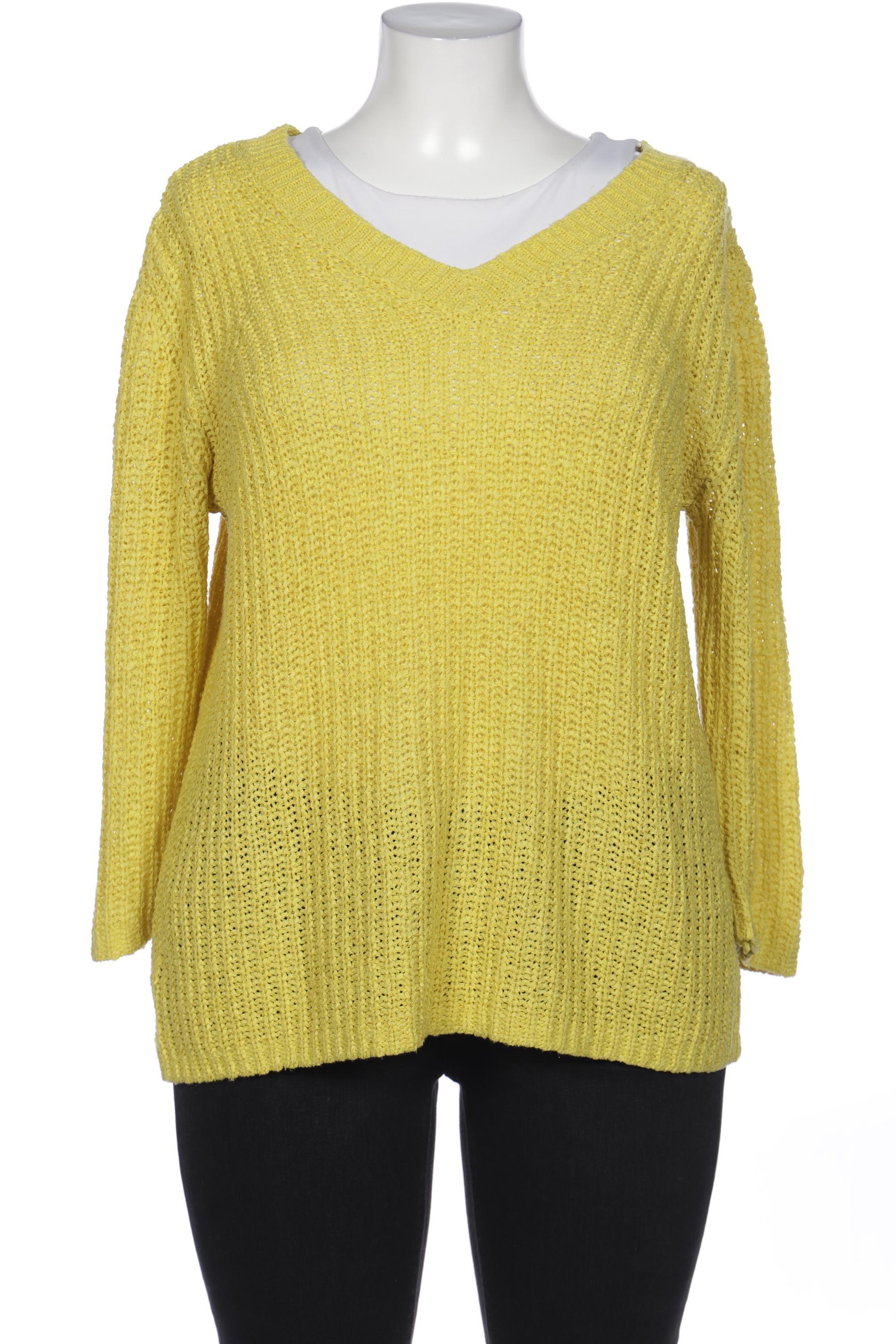 

Oui Damen Pullover, gelb