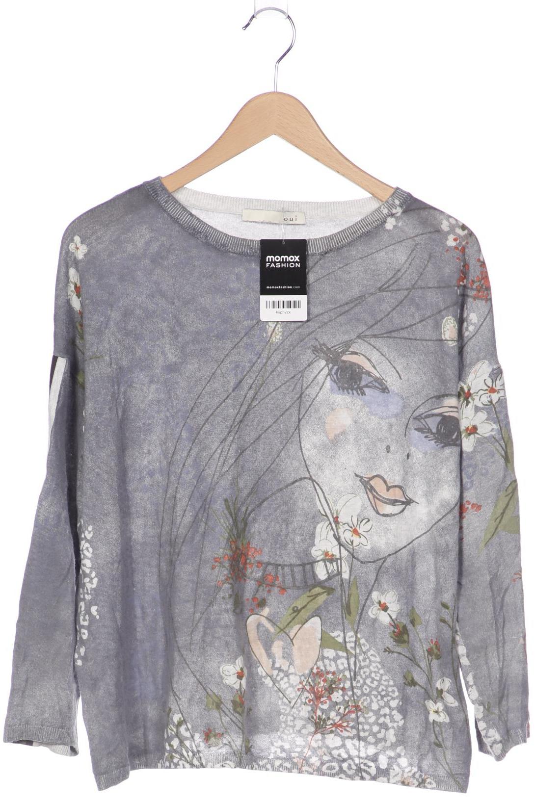 

Oui Damen Pullover, grau, Gr. 42