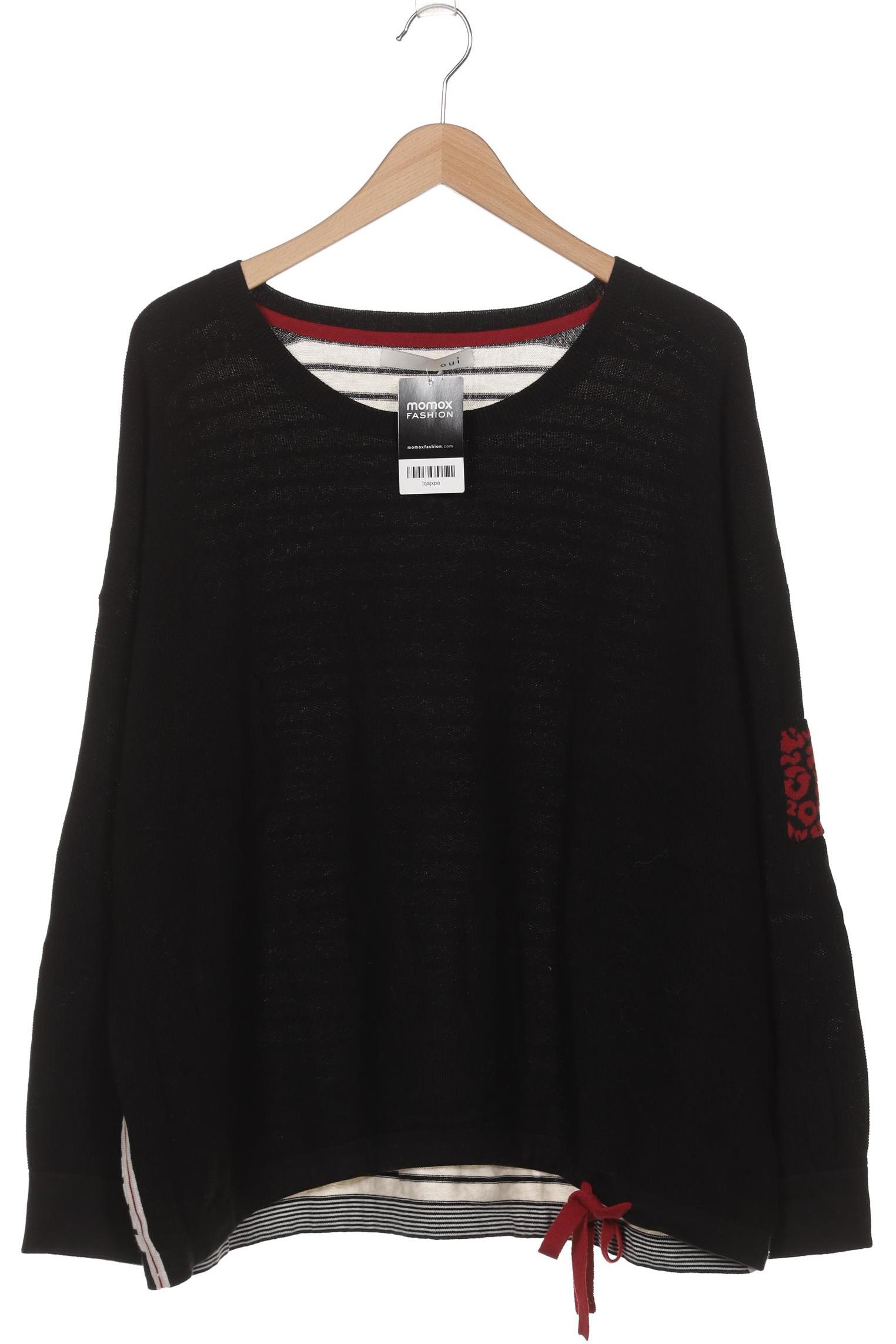 

Oui Damen Pullover, schwarz, Gr. 46