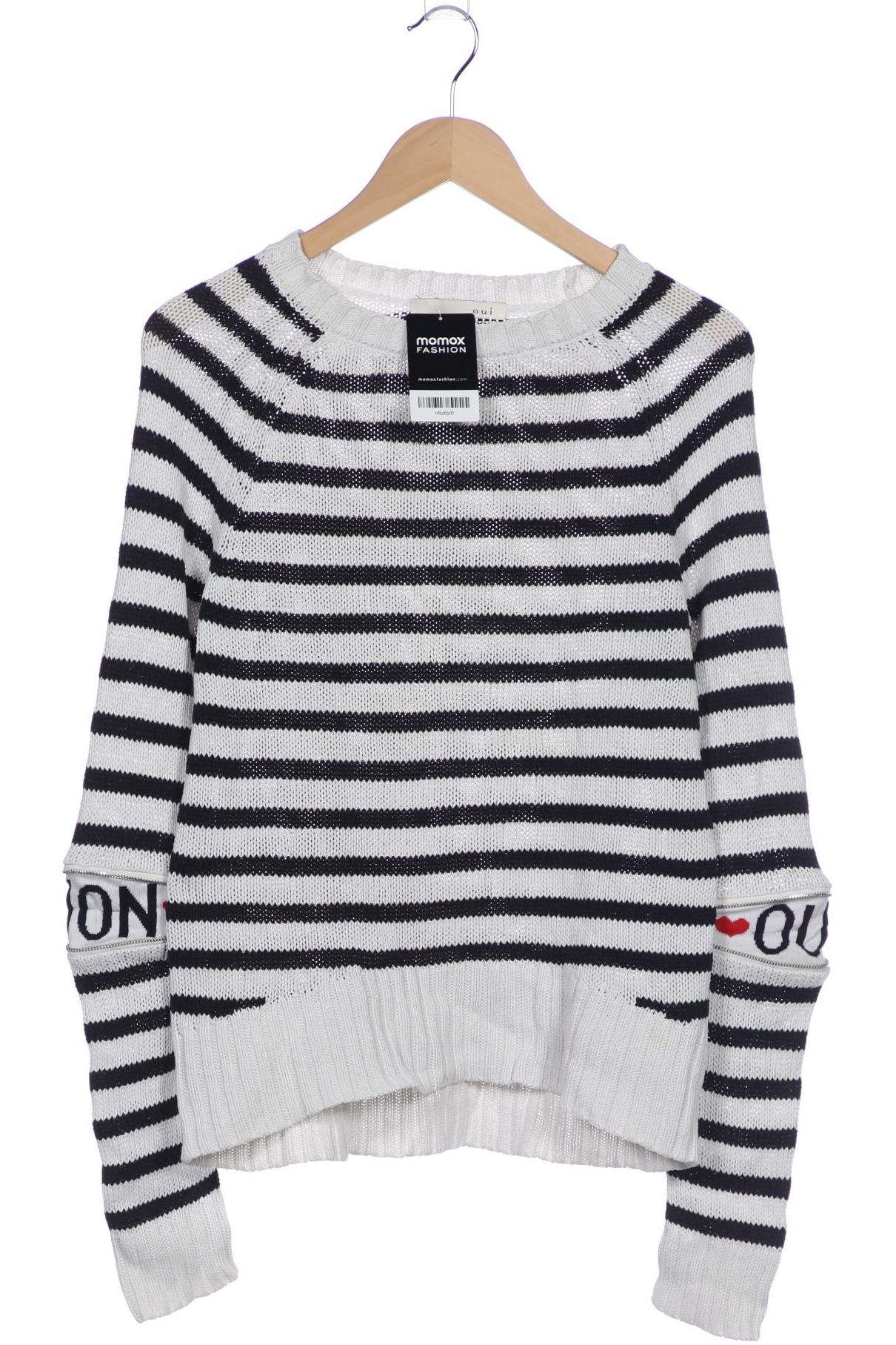 

Oui Damen Pullover, weiß, Gr. 34