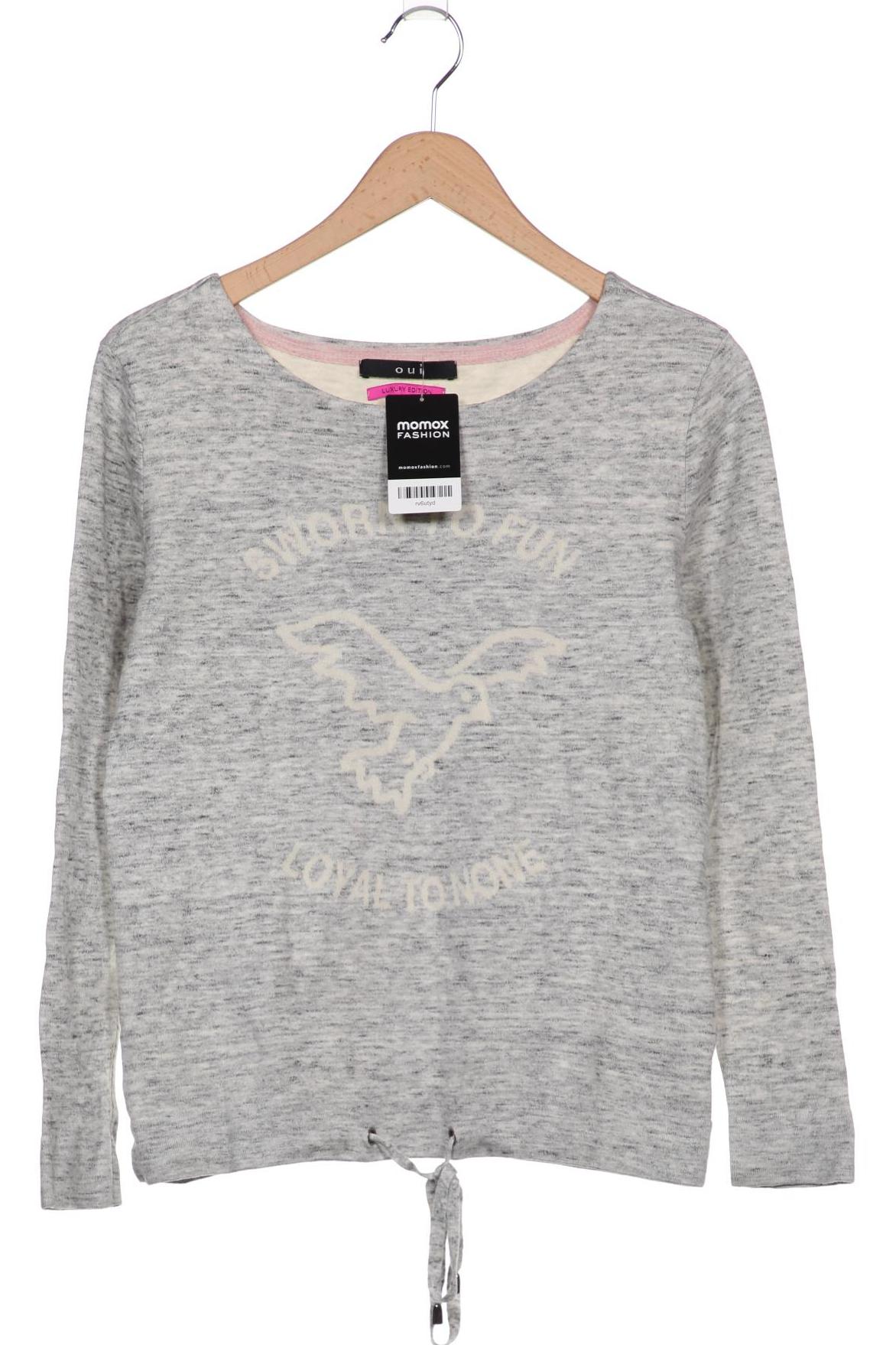 

Oui Damen Pullover, grau