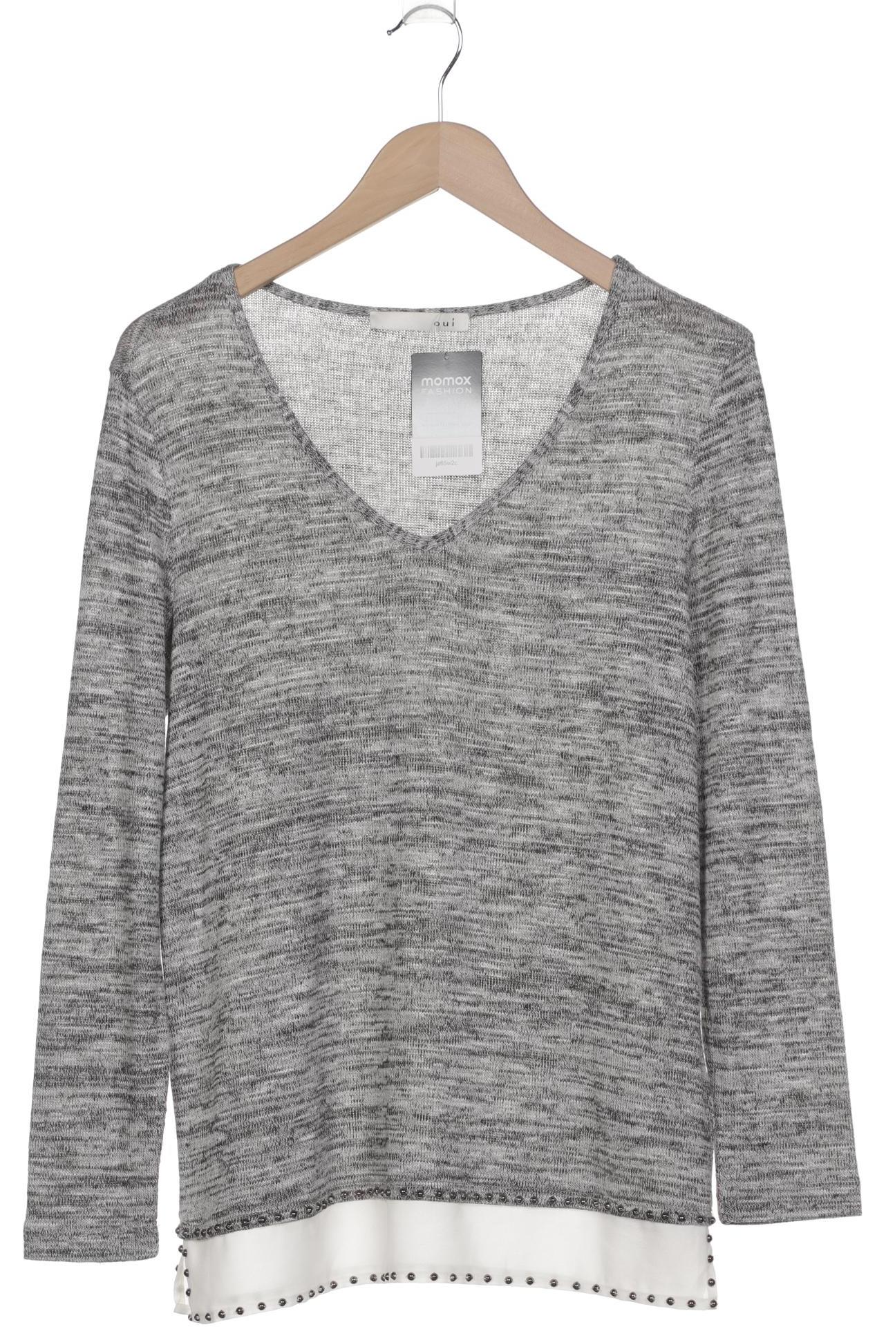 

Oui Damen Pullover, grau, Gr. 38