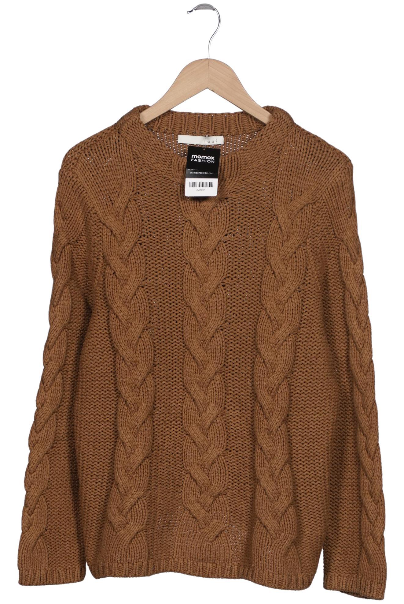 

Oui Damen Pullover, braun, Gr. 42