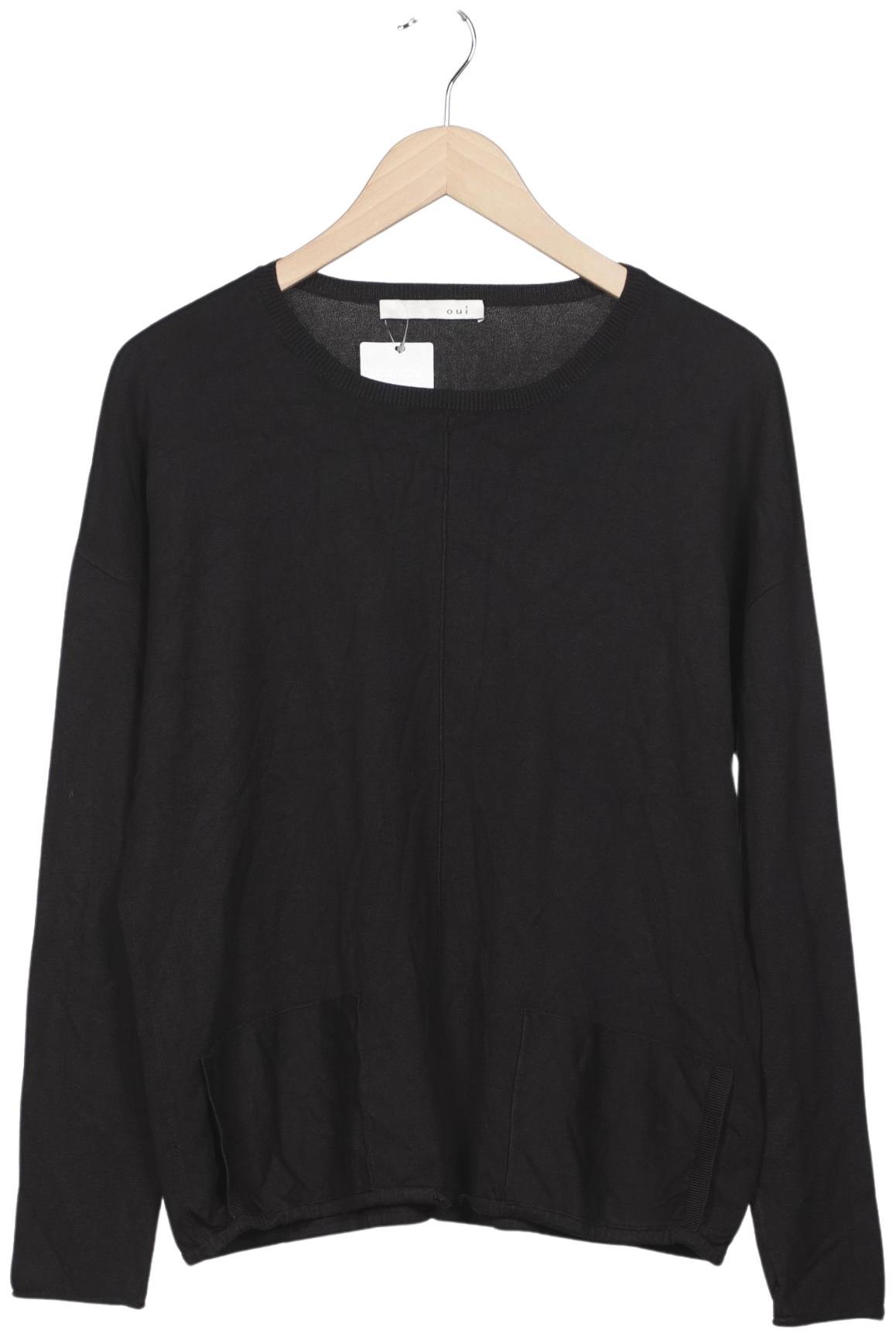 

Oui Damen Pullover, schwarz, Gr. 40