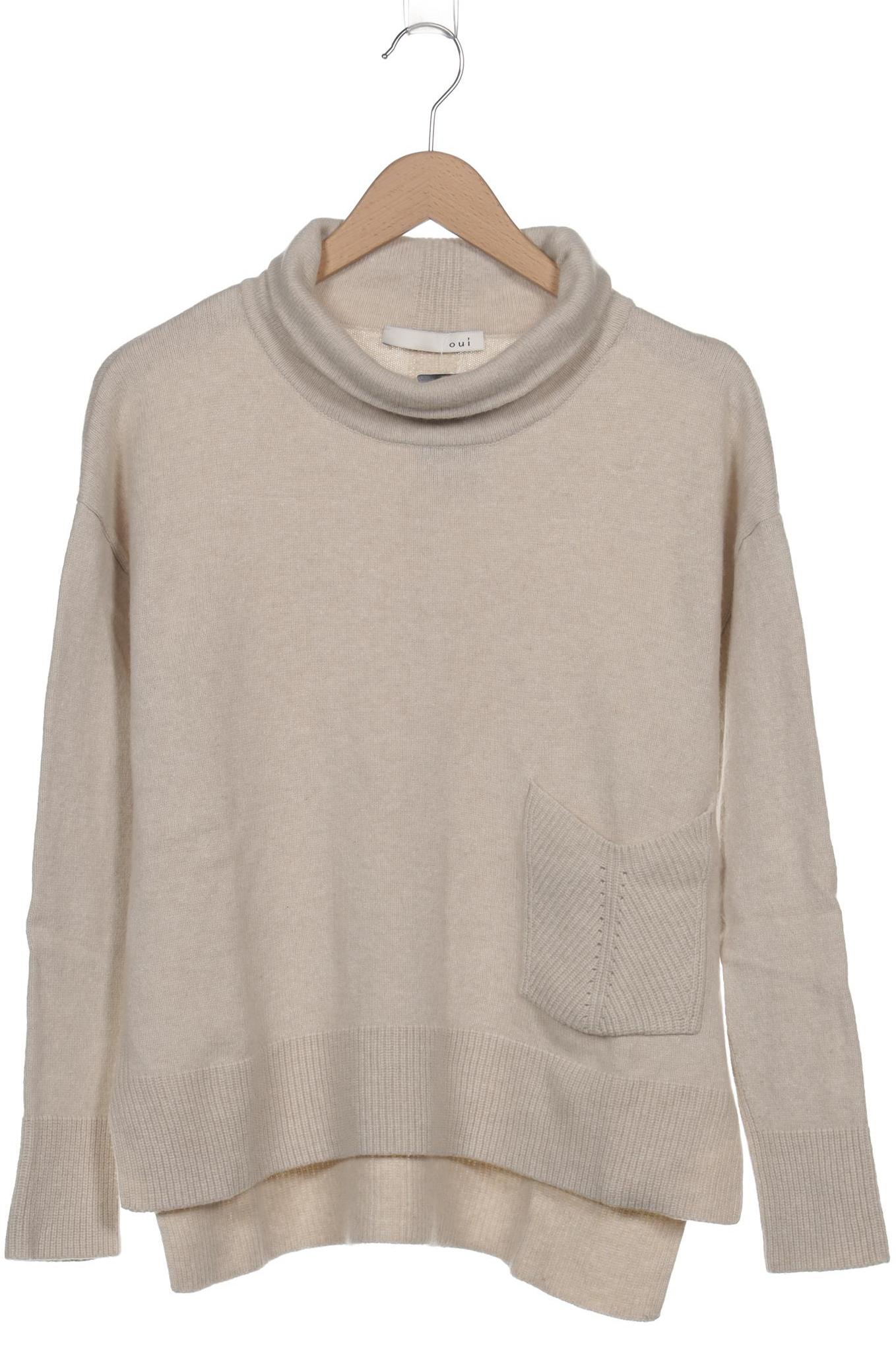 

Oui Damen Pullover, beige, Gr. 36