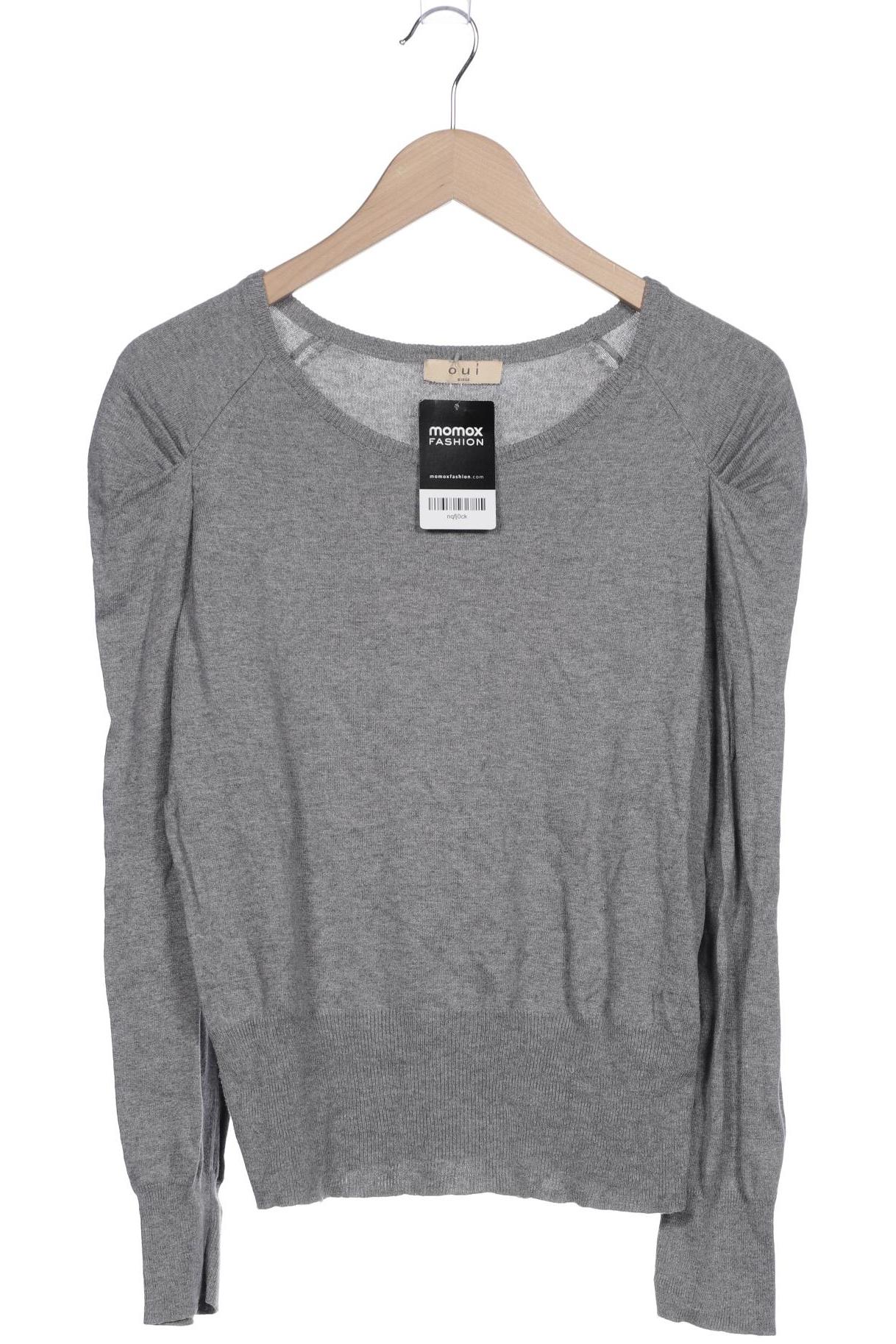 

Oui Damen Pullover, grau