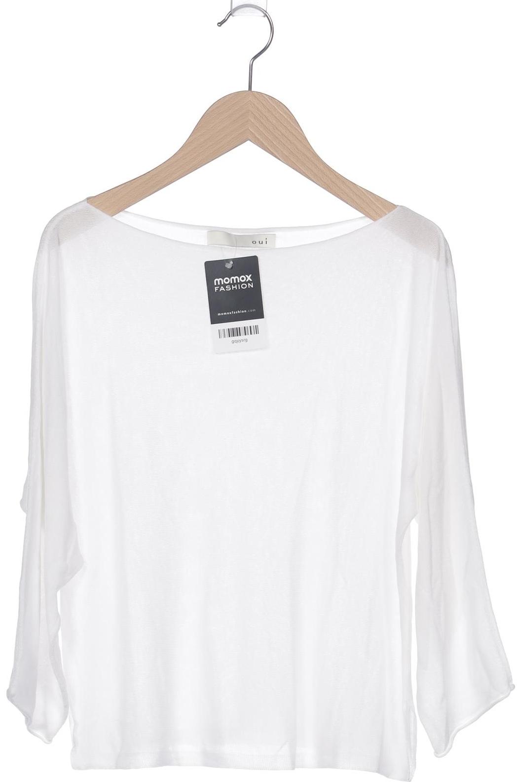 Thumbnail - Oui Damen Pullover, weiß, Gr. 38