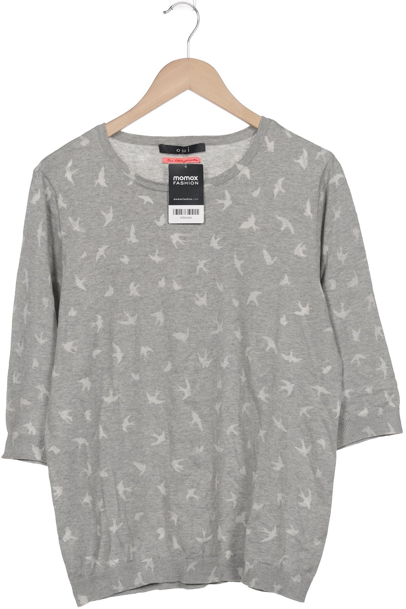 

Oui Damen Pullover, grau, Gr. 44