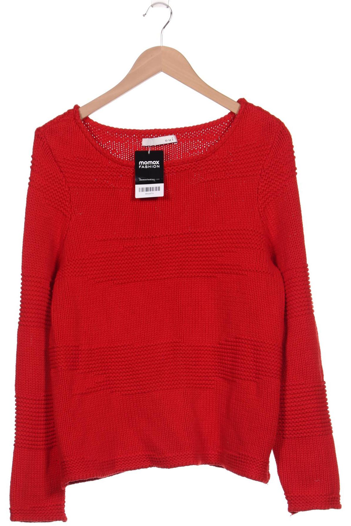 

Oui Damen Pullover, rot