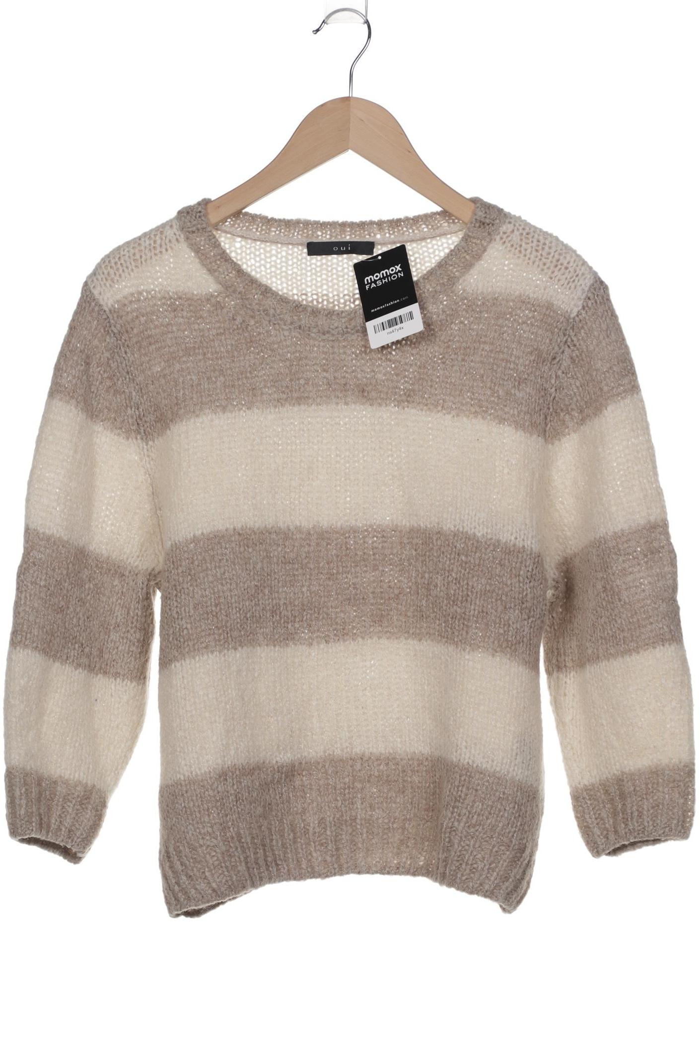 

Oui Damen Pullover, beige, Gr. 36