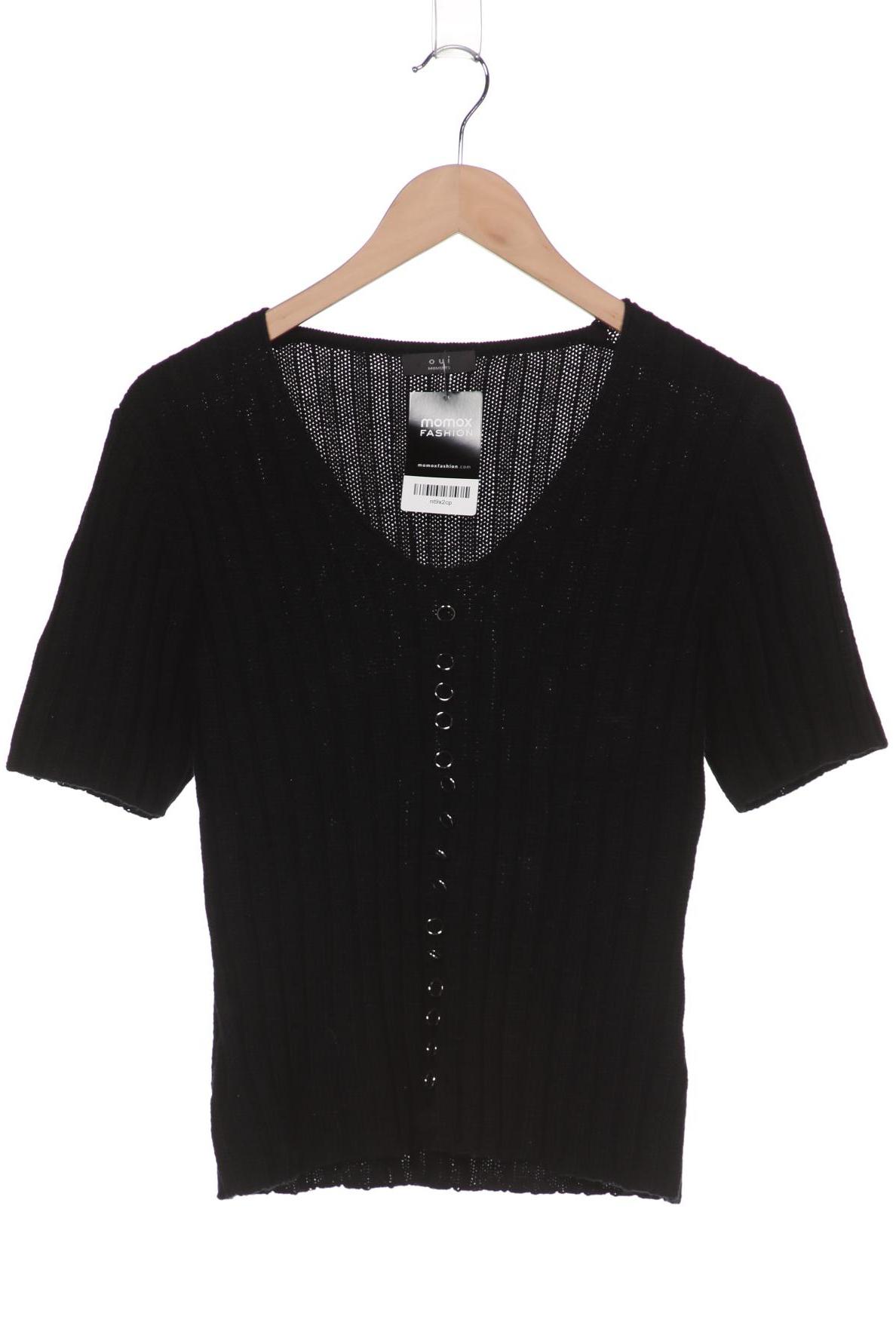 

Oui Damen Pullover, schwarz