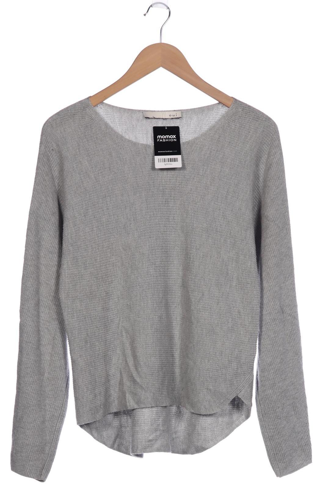 

Oui Damen Pullover, grau