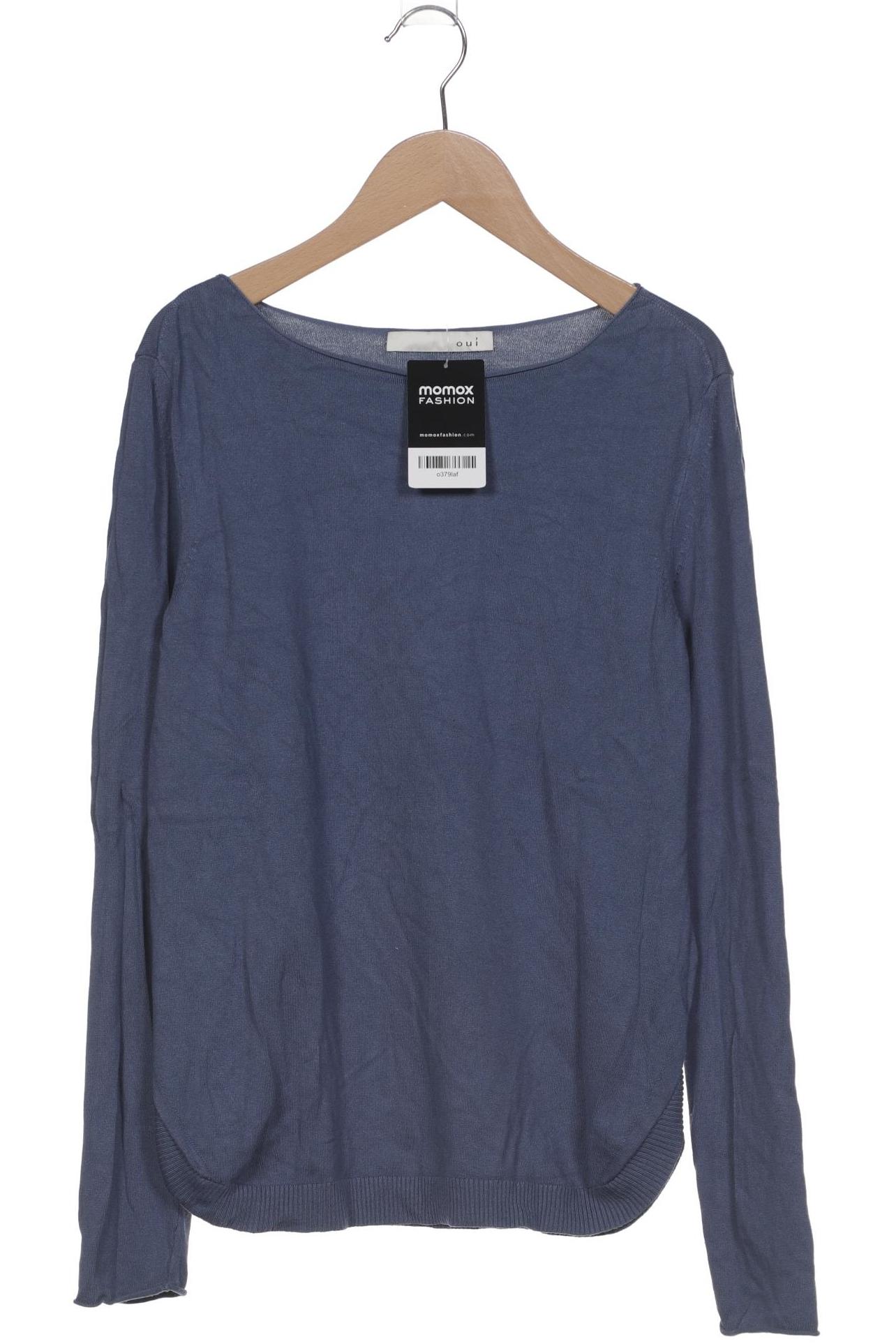 

Oui Damen Pullover, blau, Gr. 38