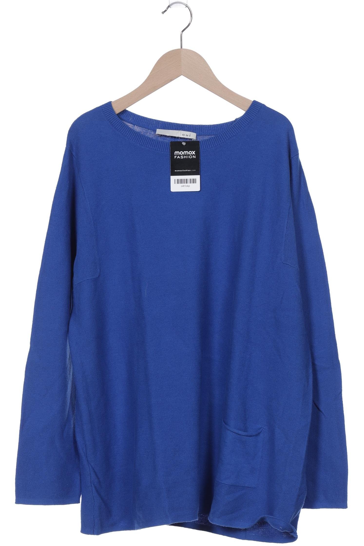 

Oui Damen Pullover, blau, Gr. 44