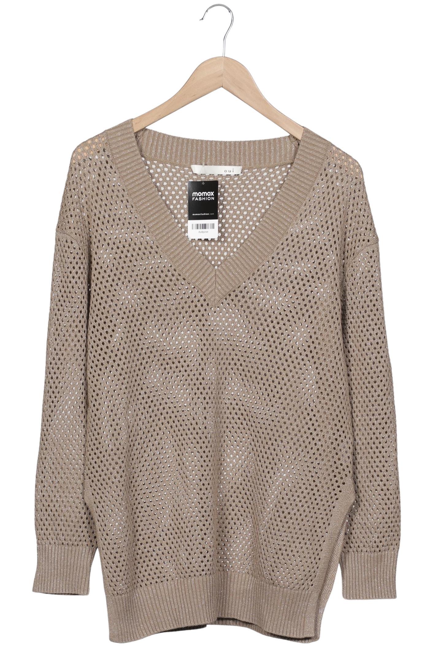 

Oui Damen Pullover, beige, Gr. 44
