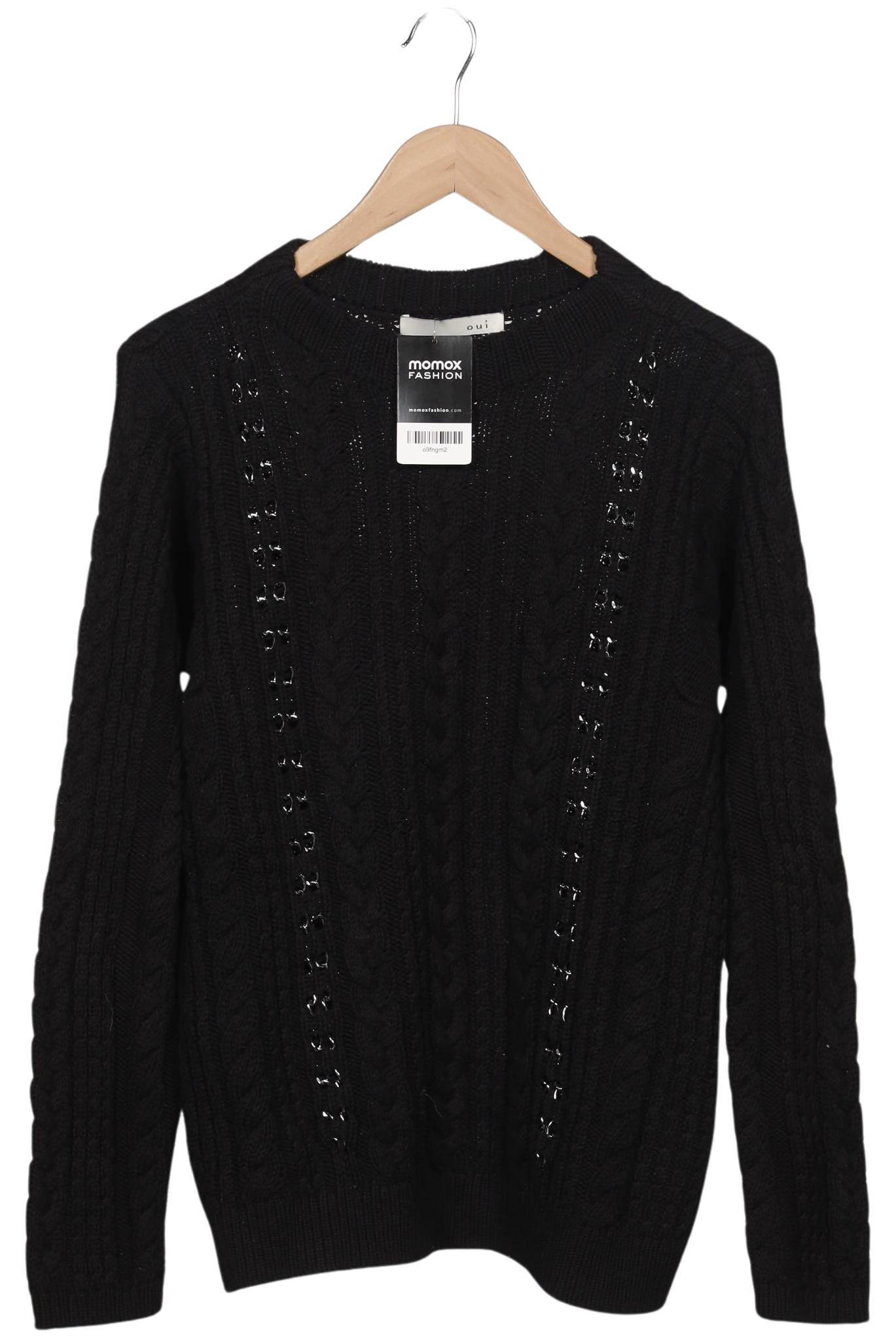 

Oui Damen Pullover, schwarz, Gr. 42