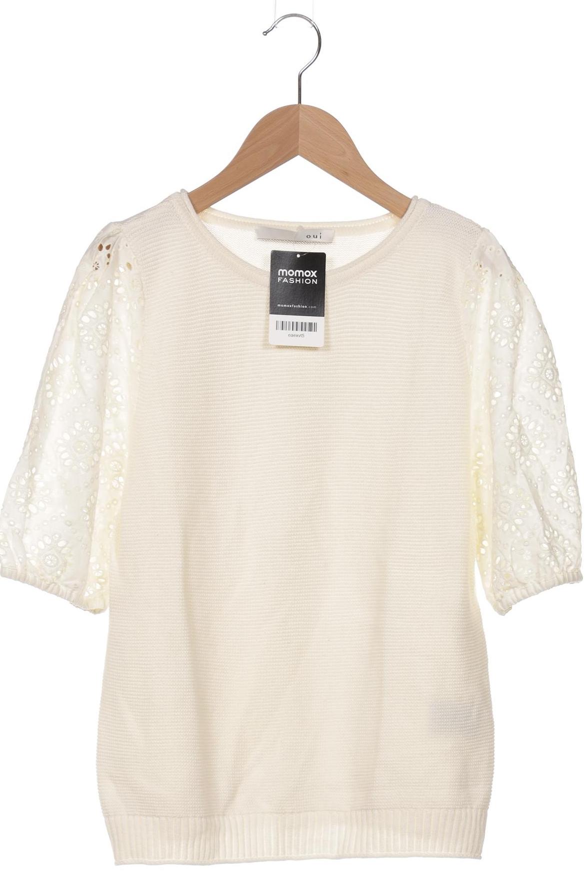 

Oui Damen Pullover, cremeweiß, Gr. 34