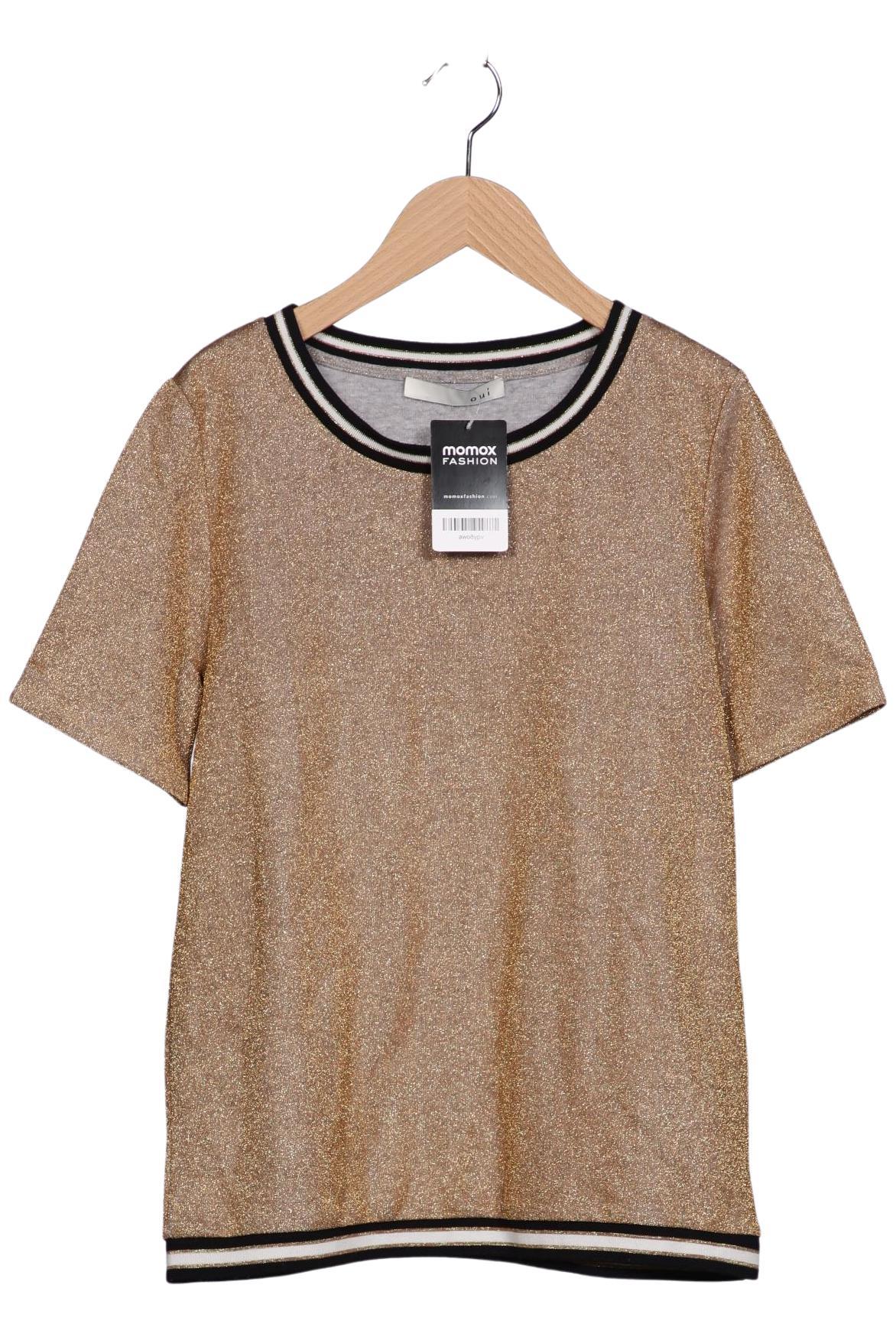 

Oui Damen Pullover, gold, Gr. 38