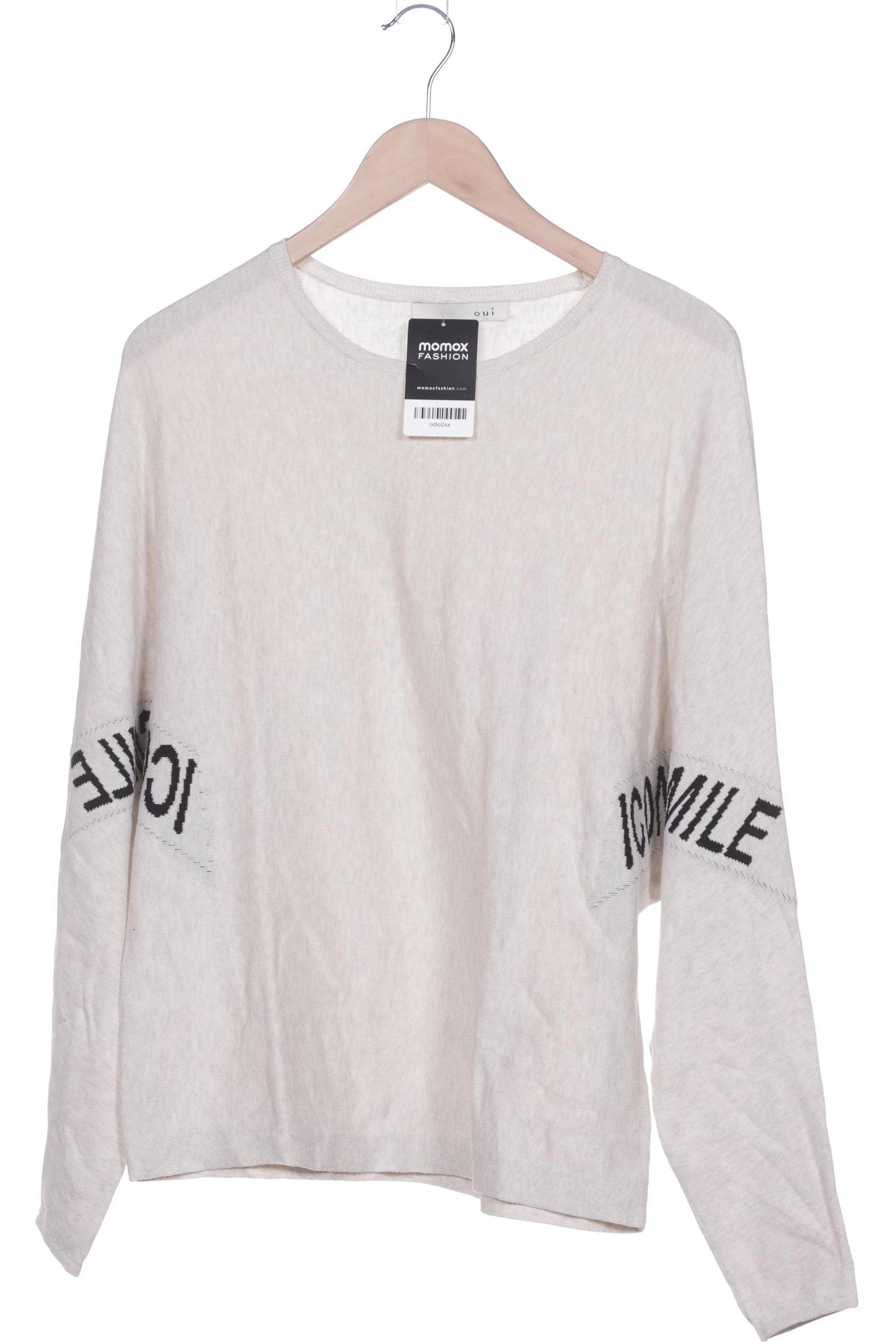 

Oui Damen Pullover, cremeweiß, Gr. 44