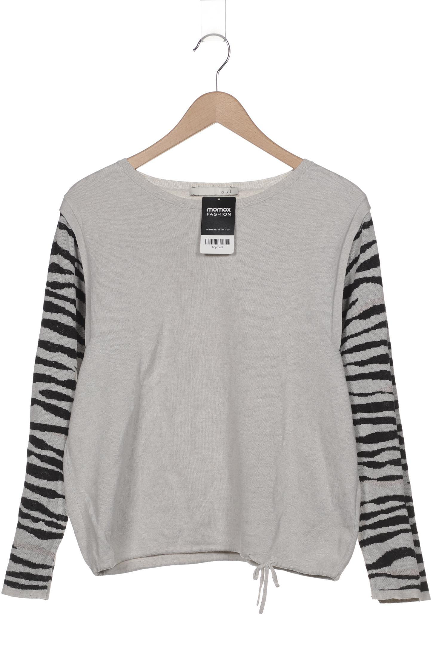 

Oui Damen Pullover, grau, Gr. 36