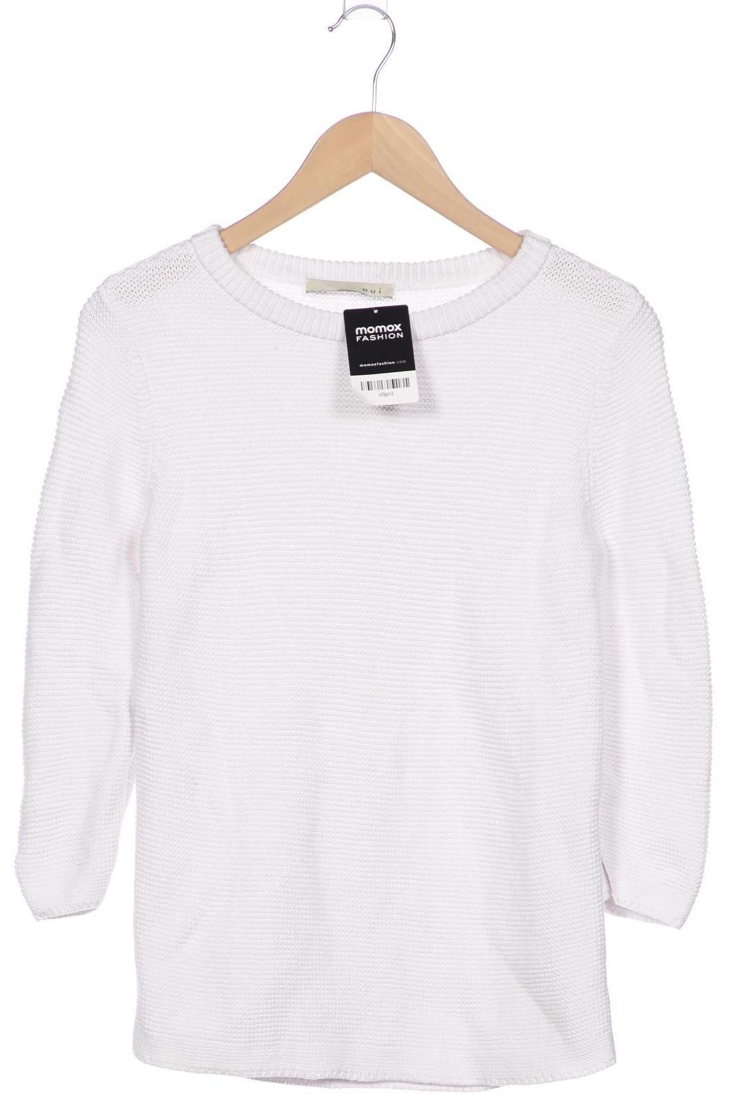 

Oui Damen Pullover, weiß, Gr. 36