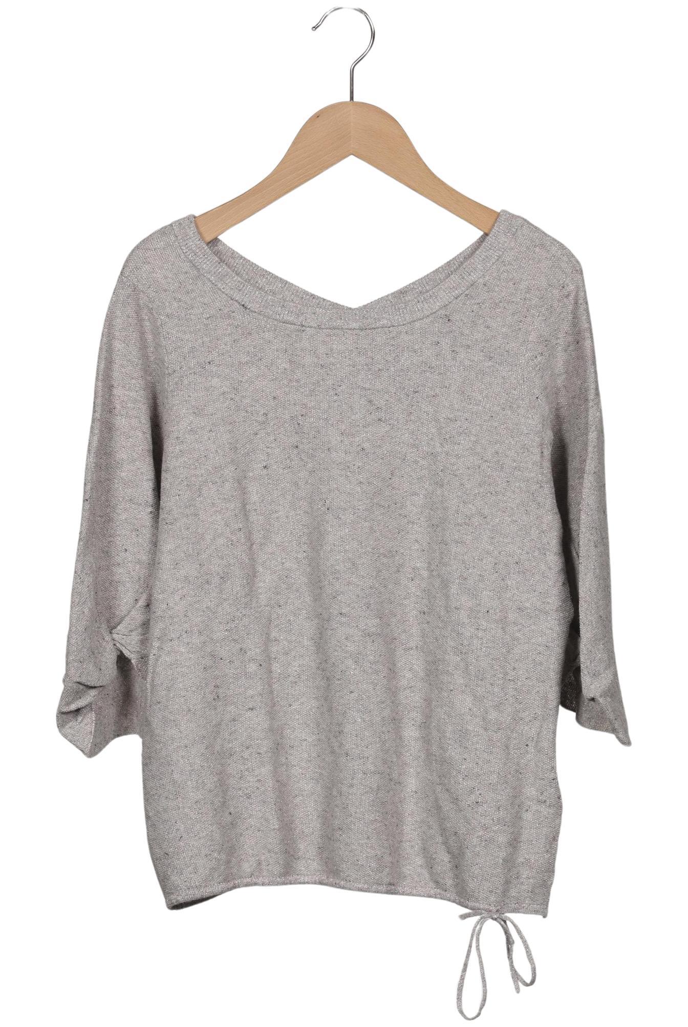 

Oui Damen Pullover, grau, Gr. 34