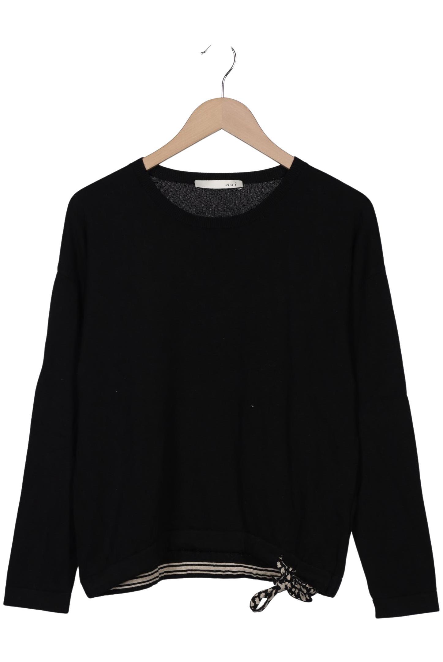 

Oui Damen Pullover, schwarz, Gr. 38