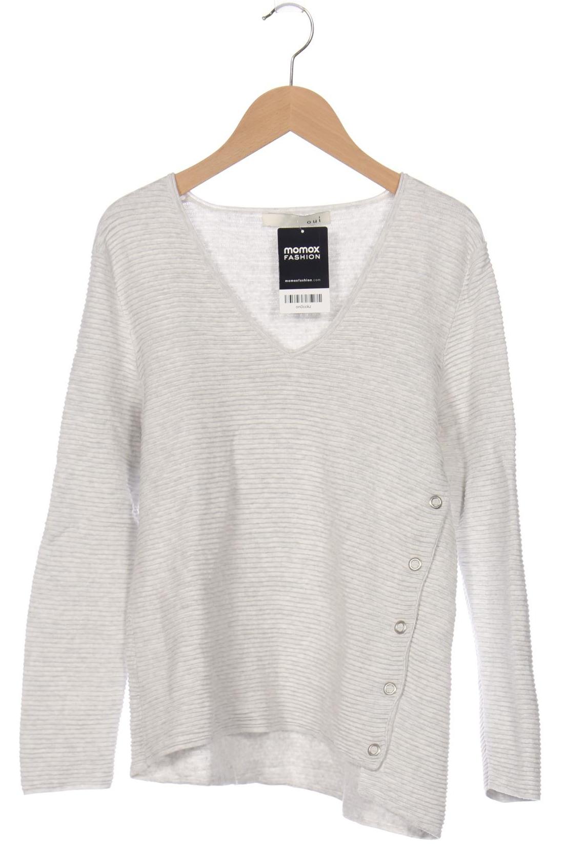 

Oui Damen Pullover, grau
