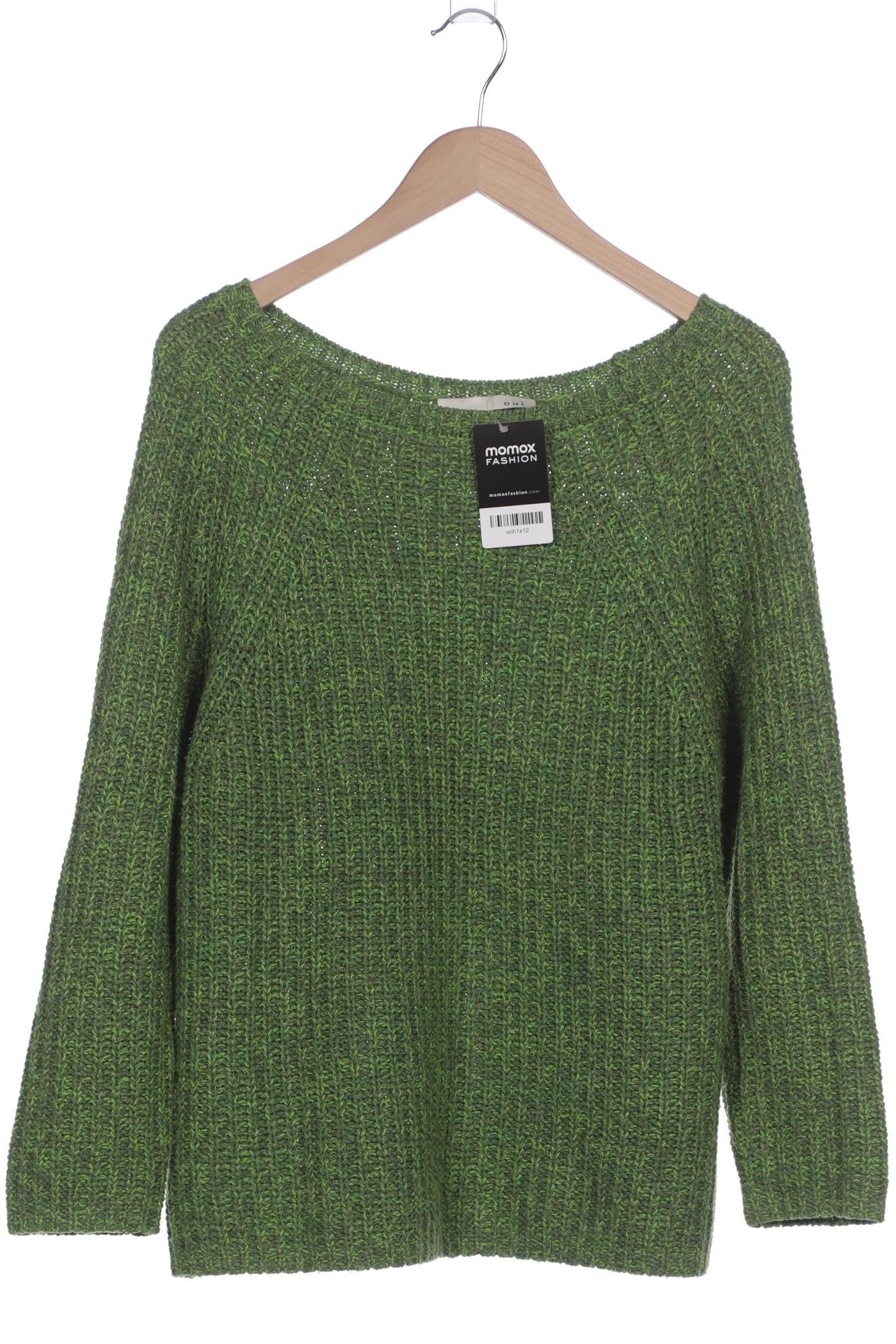 

Oui Damen Pullover, grün, Gr. 42