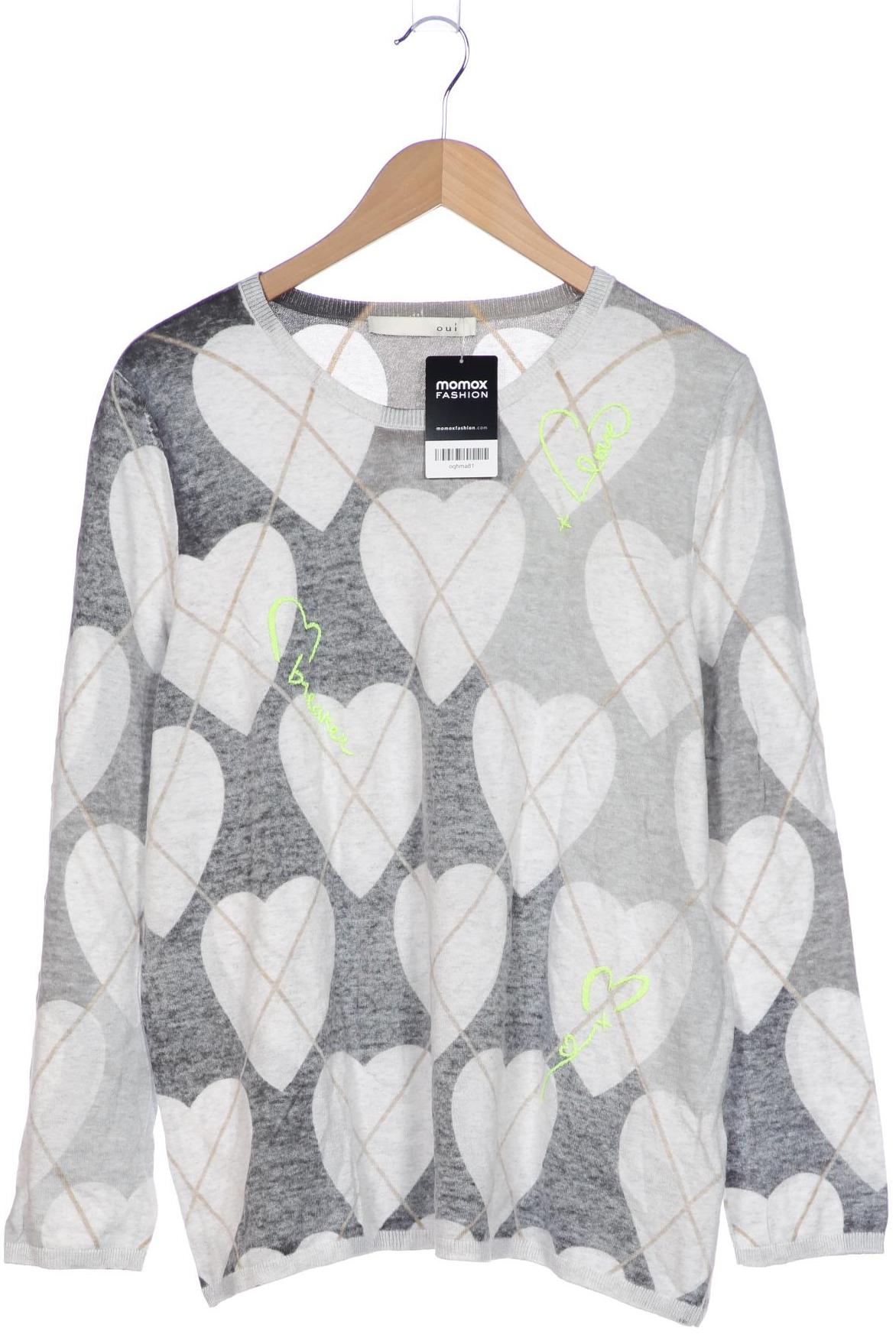 

Oui Damen Pullover, grau, Gr. 44