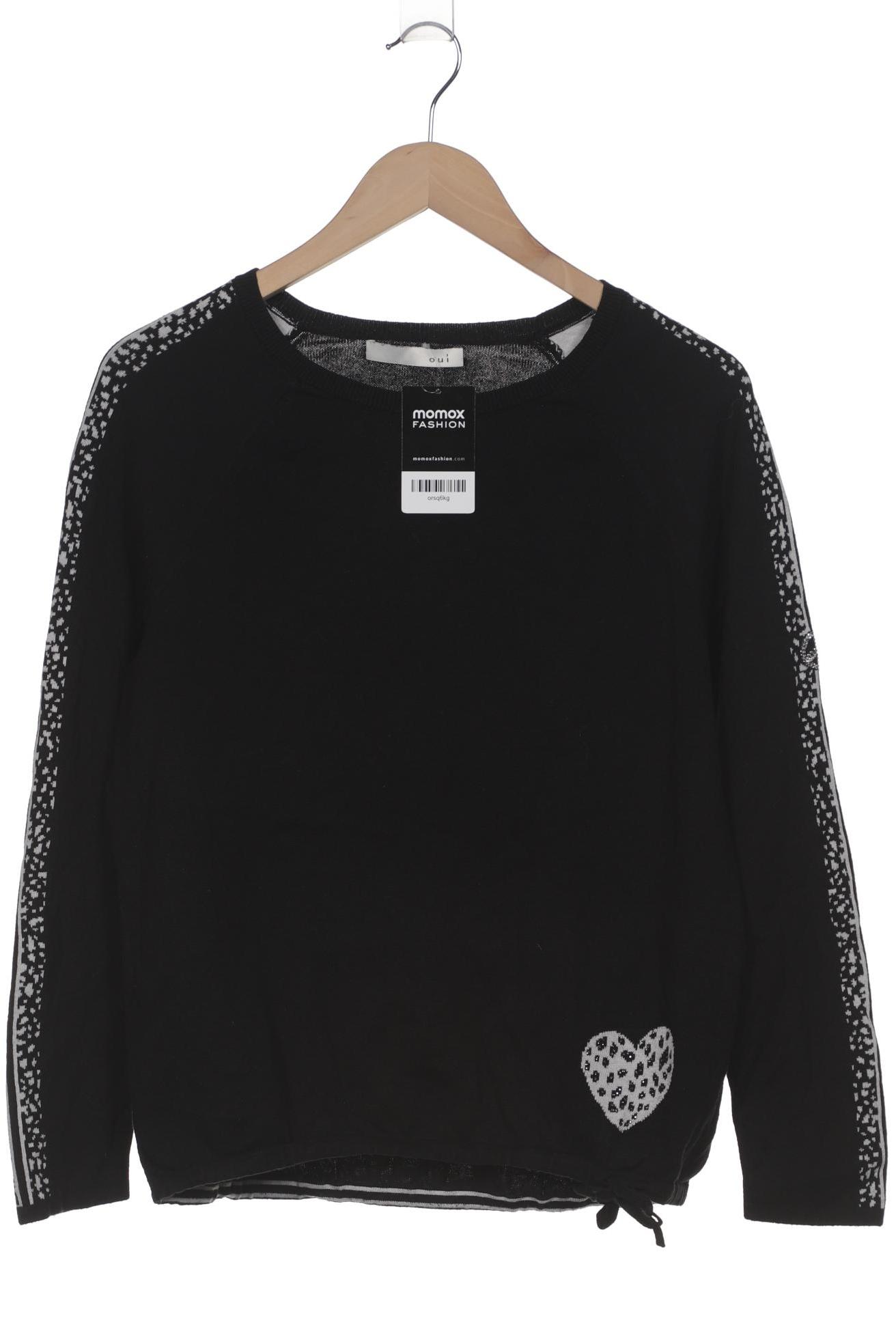 

Oui Damen Pullover, schwarz, Gr. 38