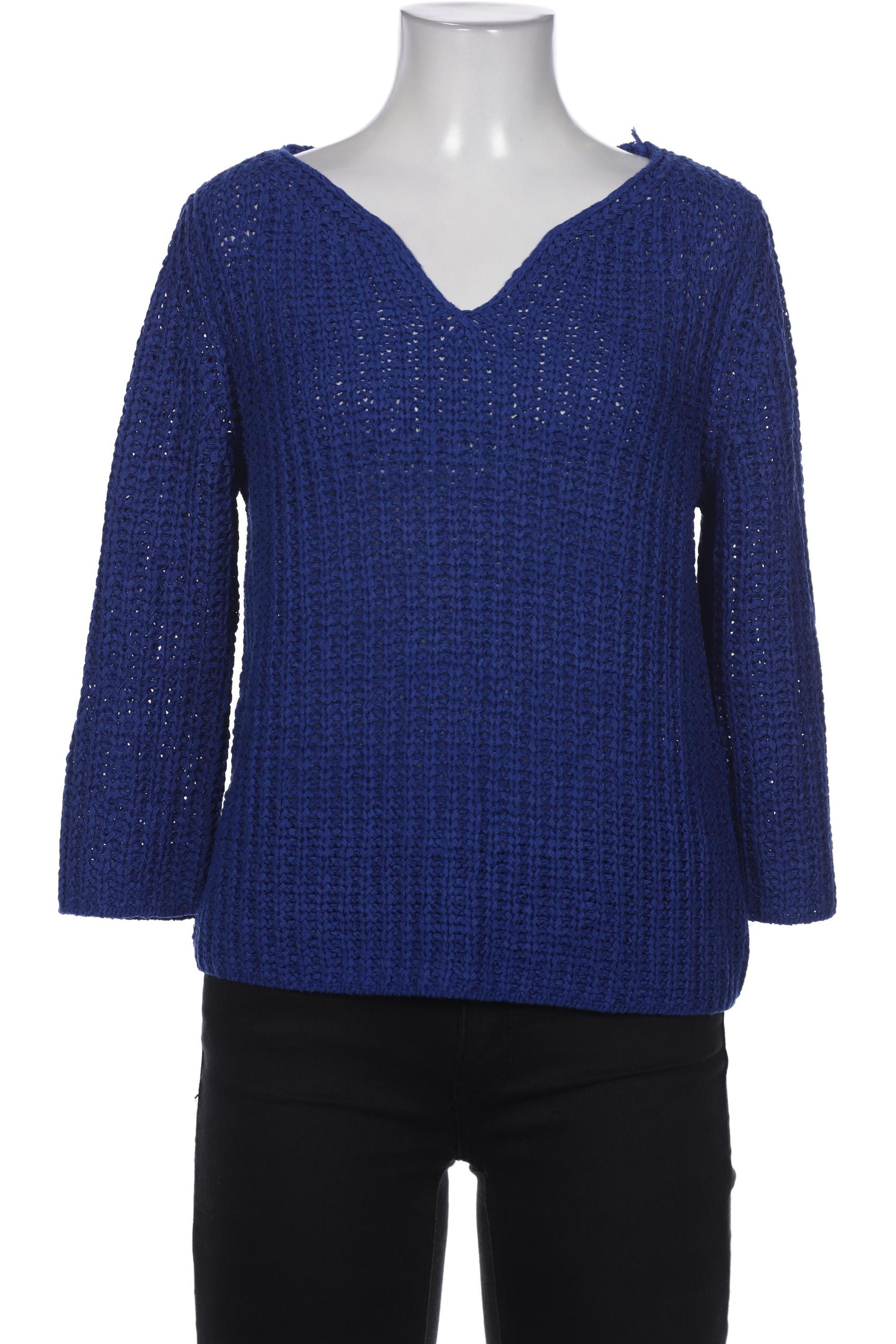 

Oui Damen Pullover, blau, Gr. 36