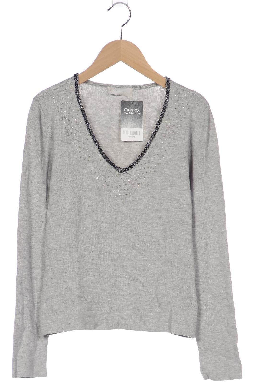 

Oui Damen Pullover, grau, Gr. 38