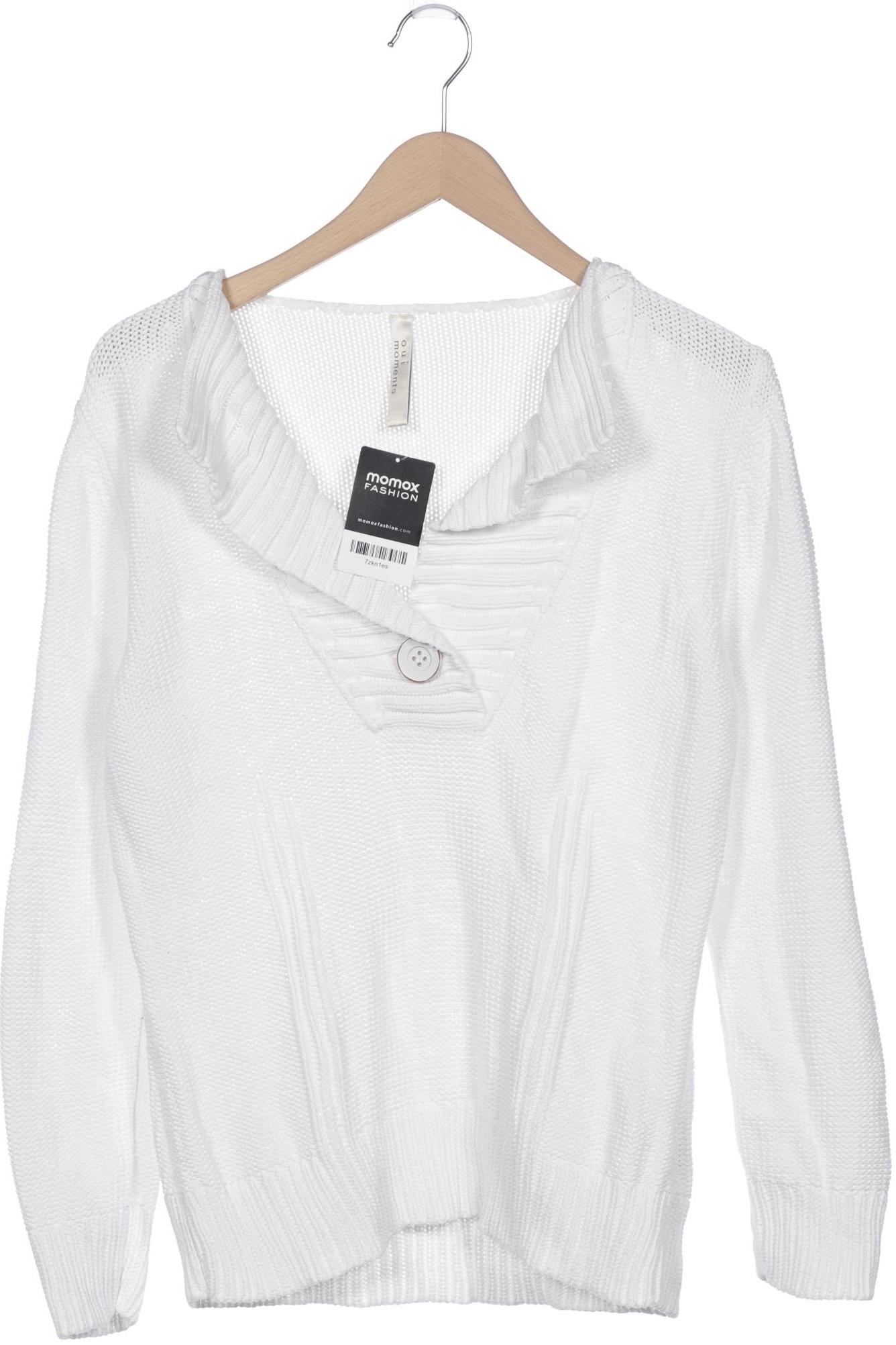 

Oui Damen Pullover, weiß, Gr. 42